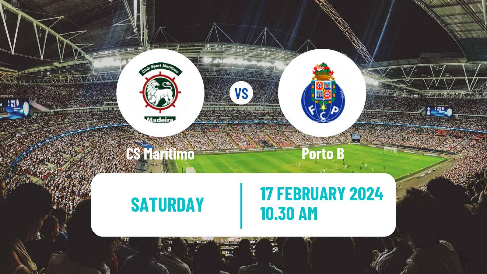 Soccer Portuguese Liga 2 Marítimo - Porto B