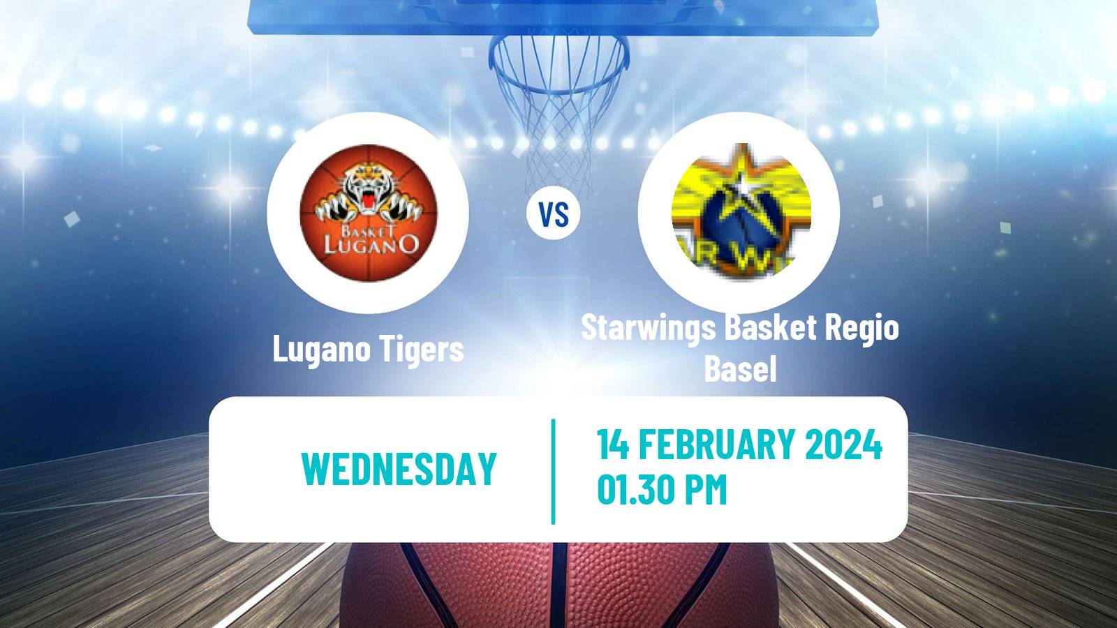 Basketball Swiss SB League Basketball Lugano Tigers - Starwings Basket Regio Basel