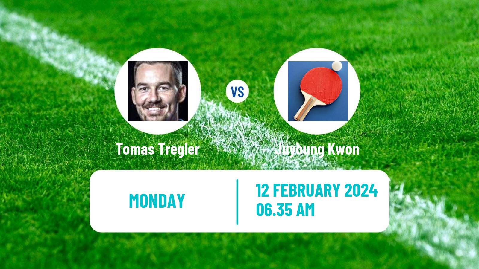 Table tennis Tt Star Series Men Tomas Tregler - Juyoung Kwon