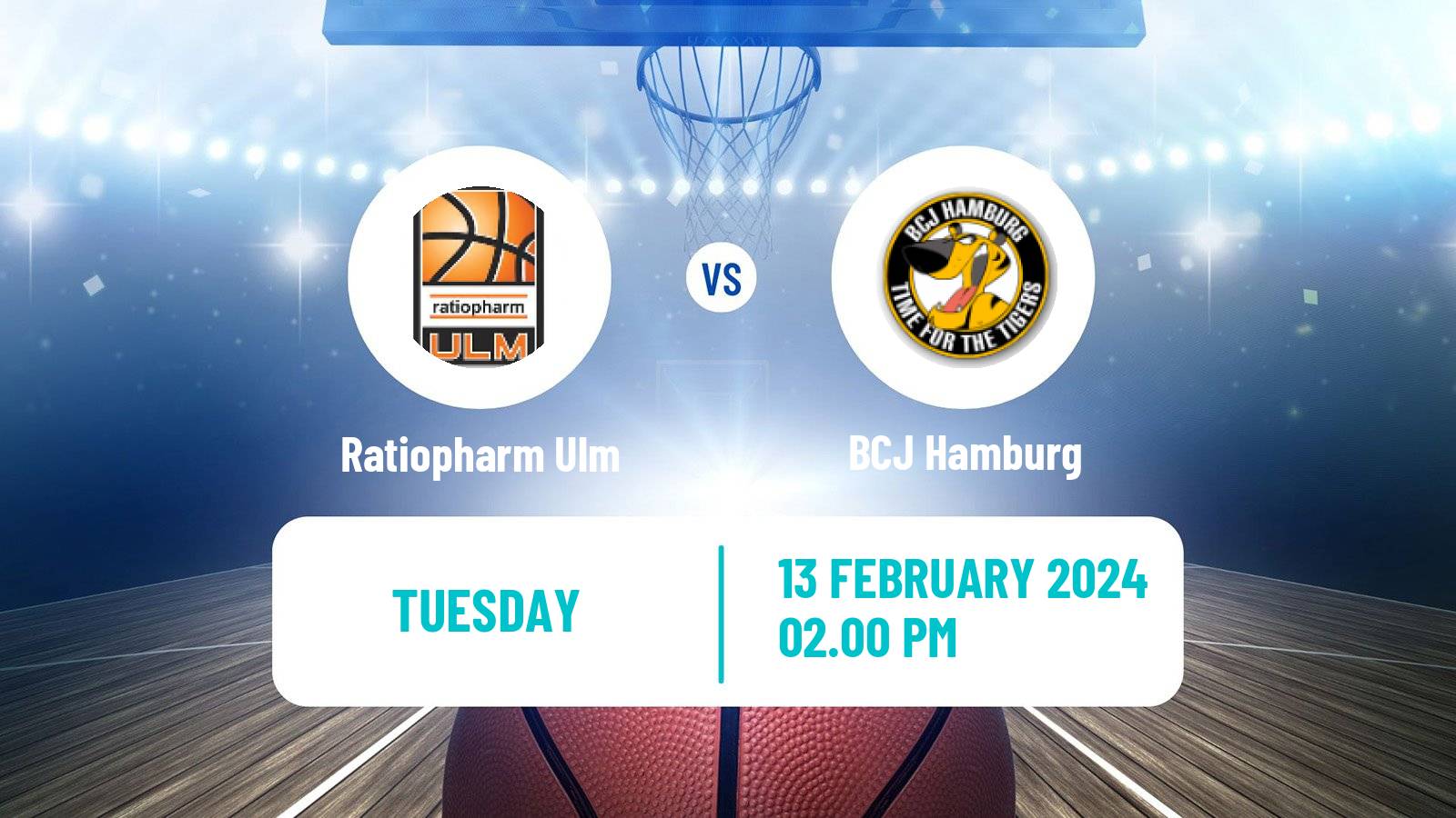 Basketball German BBL Ratiopharm Ulm - BCJ Hamburg