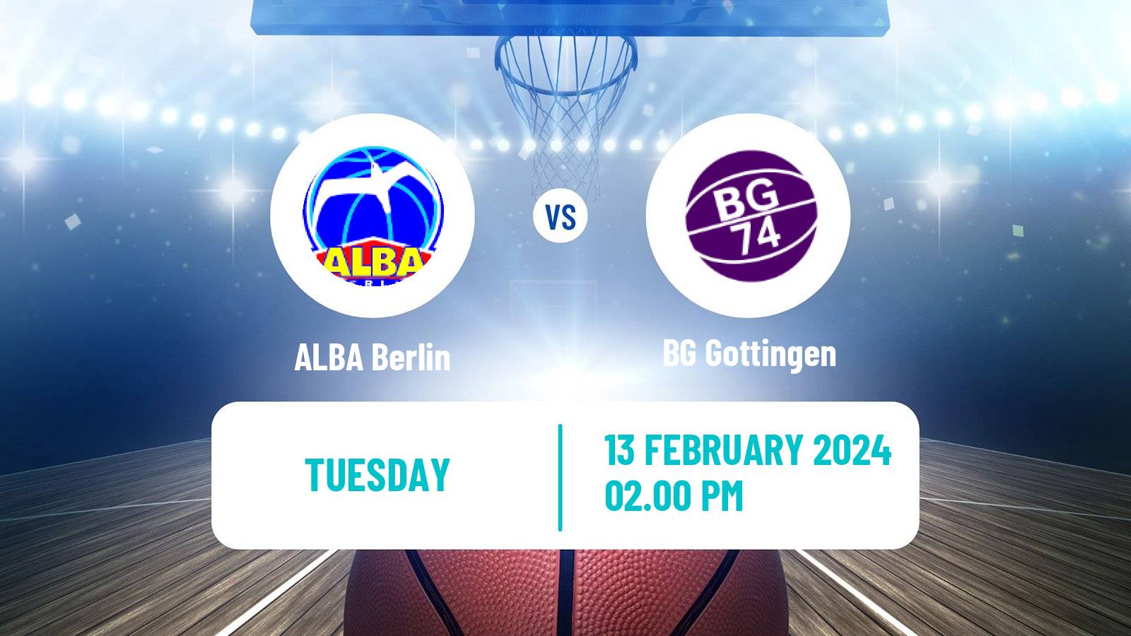 Basketball German BBL ALBA Berlin - BG Göttingen