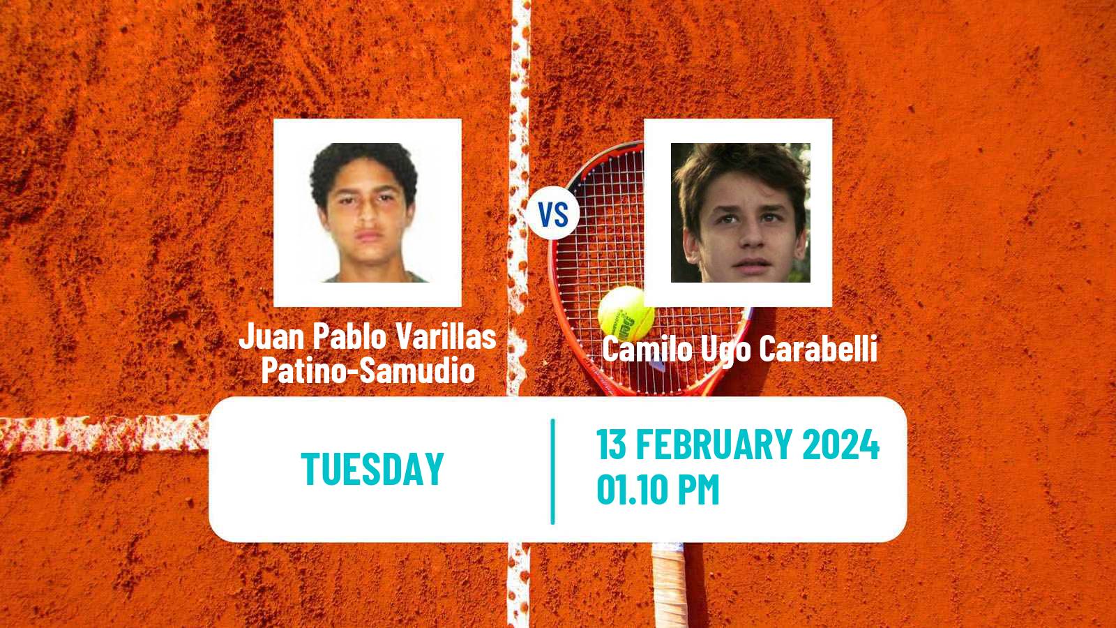 Tennis ATP Buenos Aires Juan Pablo Varillas Patino-Samudio - Camilo Ugo Carabelli
