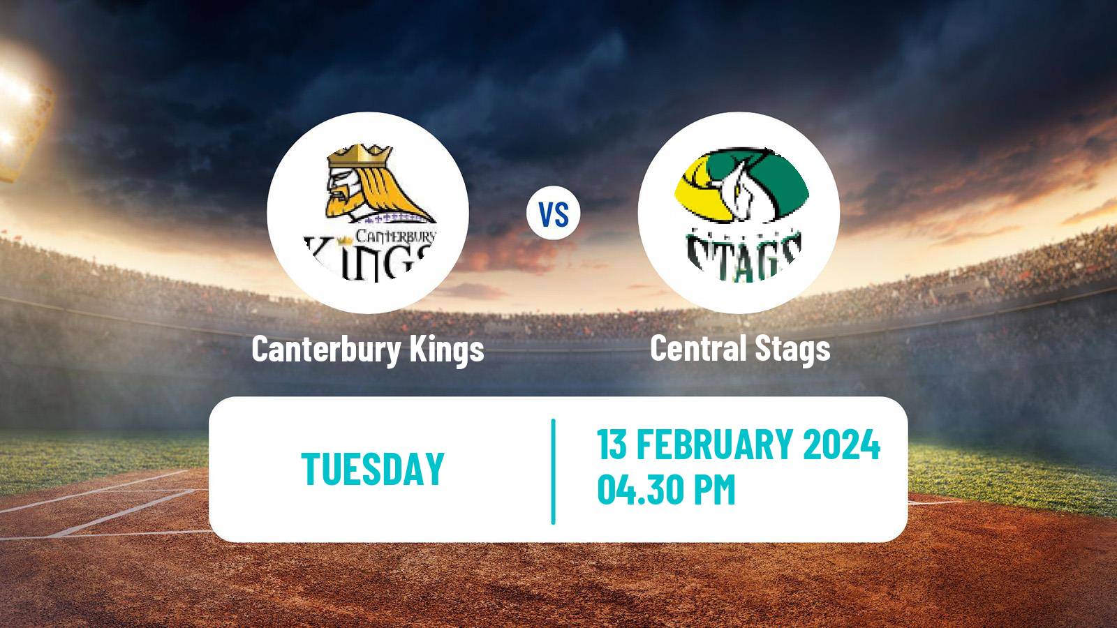 Cricket Ford Trophy Canterbury Kings - Central Stags