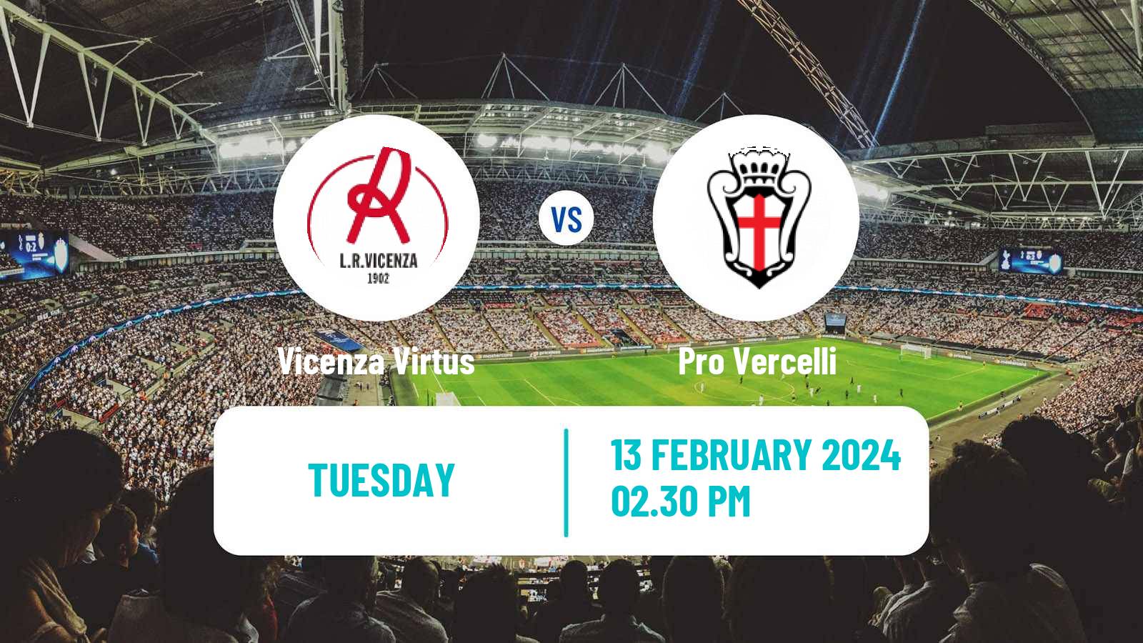 Soccer Italian Serie C Group A Vicenza Virtus - Pro Vercelli