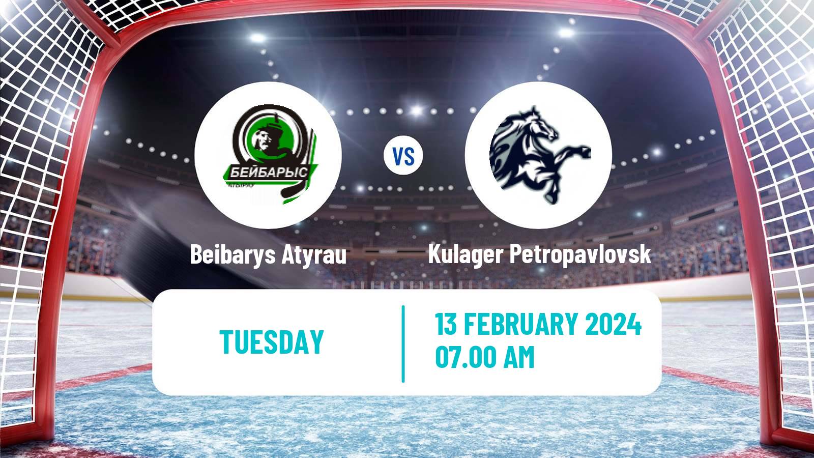 Hockey Kazakh Ice Hockey Championship Beibarys Atyrau - Kulager Petropavlovsk