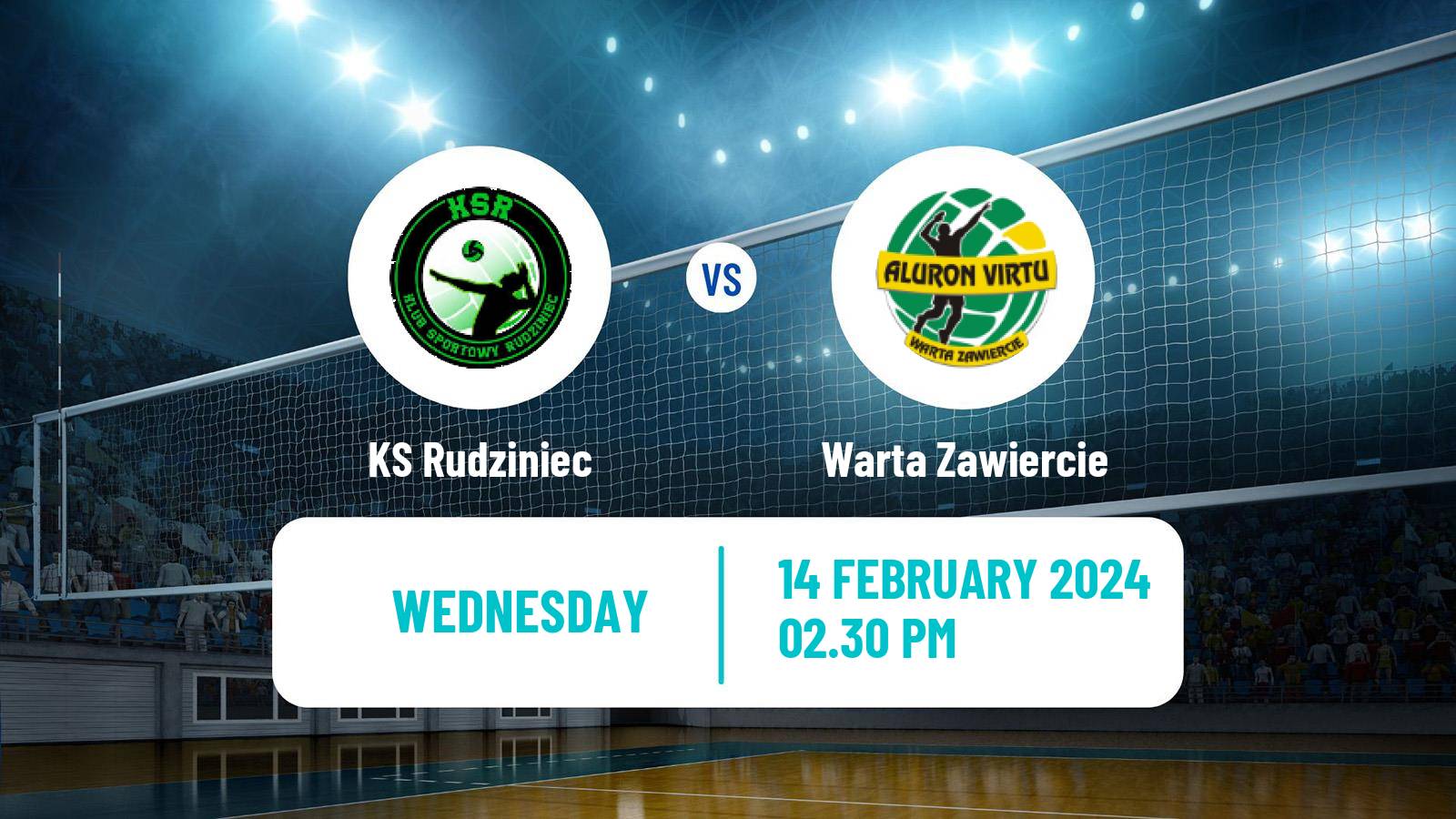 Volleyball Polish Cup Volleyball Rudziniec - Warta Zawiercie