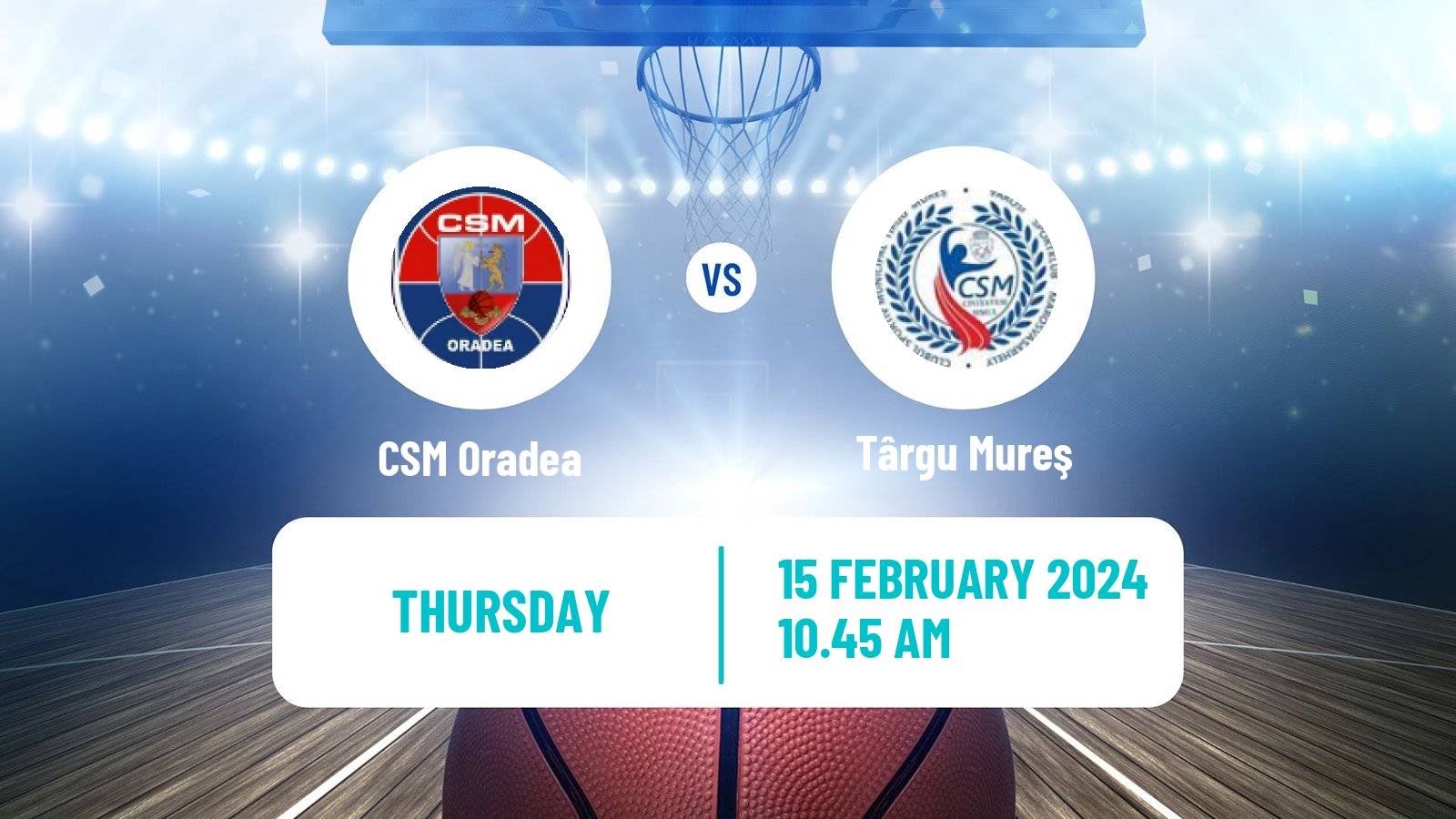 Basketball Romanian Cup Basketball CSM Oradea - Târgu Mureş