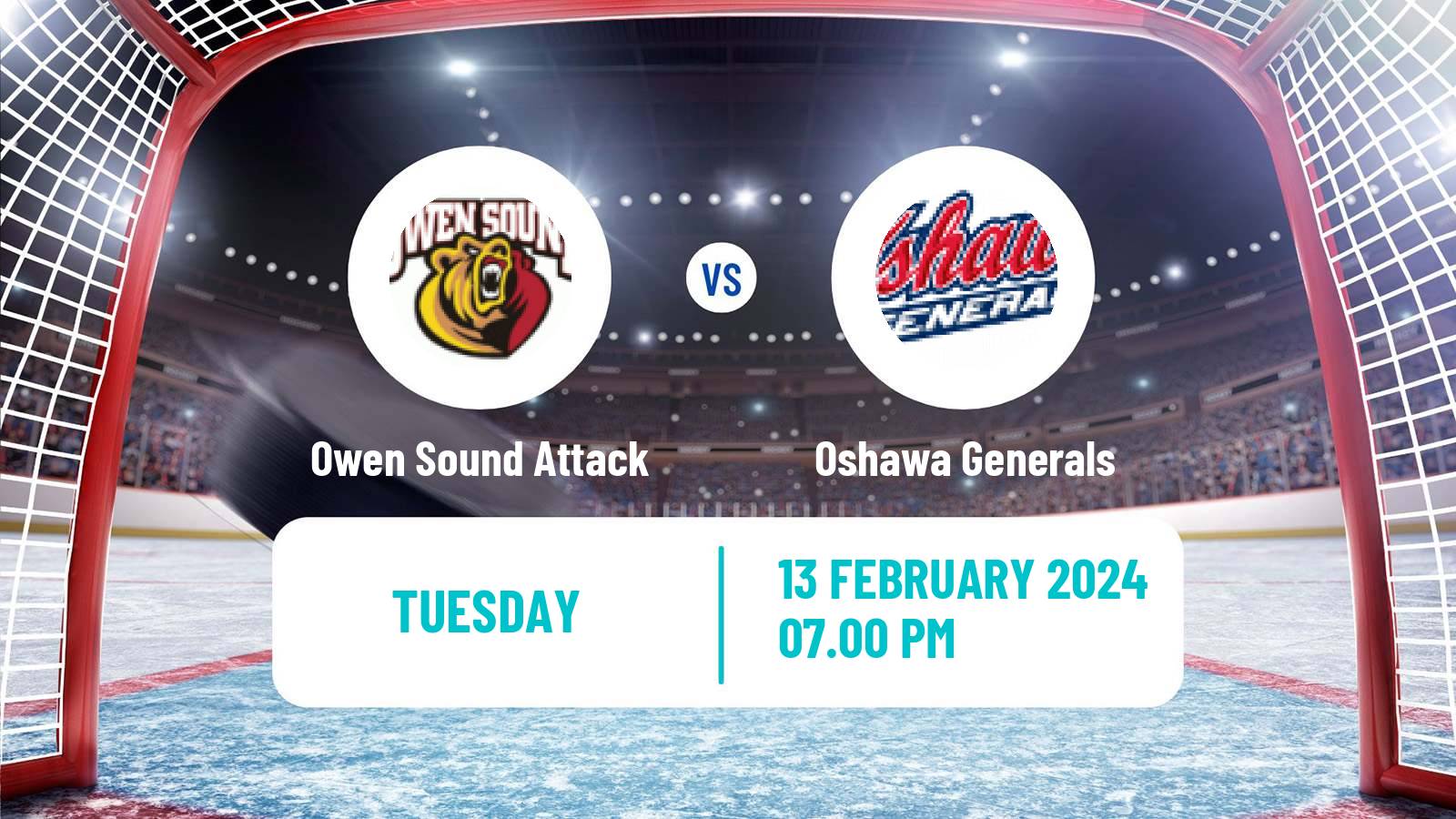 Hockey OHL Owen Sound Attack - Oshawa Generals