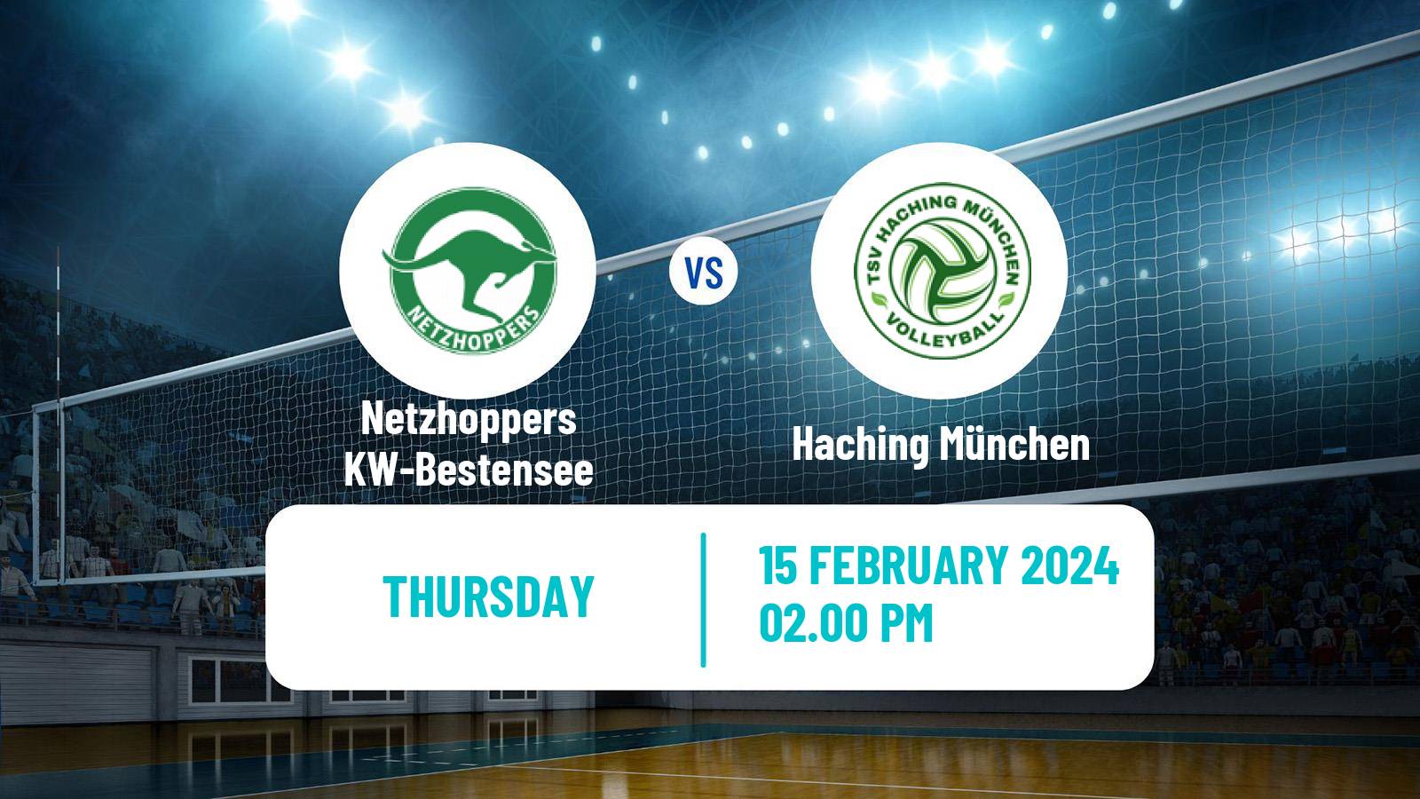 Volleyball German Bundesliga Volleyball Netzhoppers KW-Bestensee - Haching München