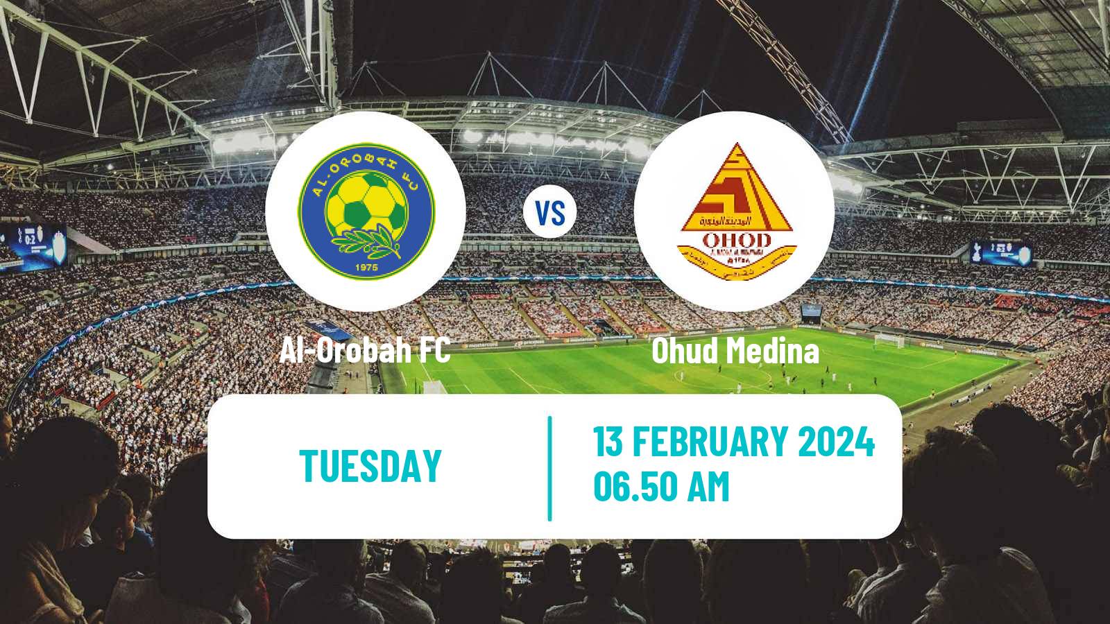 Soccer Saudi Division 1 Al-Orobah - Ohud Medina