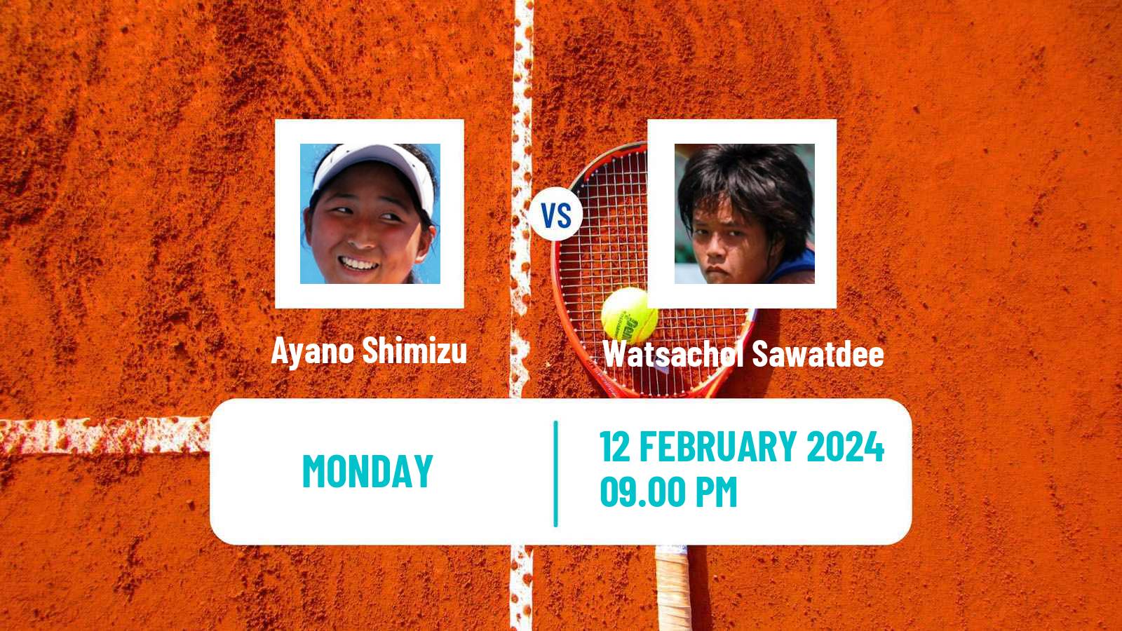 Tennis ITF W35 Nakhon Si Thammarat Women Ayano Shimizu - Watsachol Sawatdee