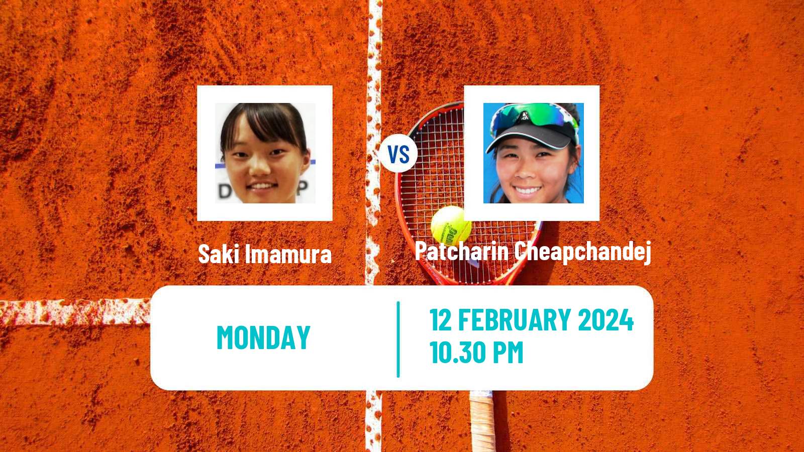 Tennis ITF W35 Nakhon Si Thammarat Women Saki Imamura - Patcharin Cheapchandej