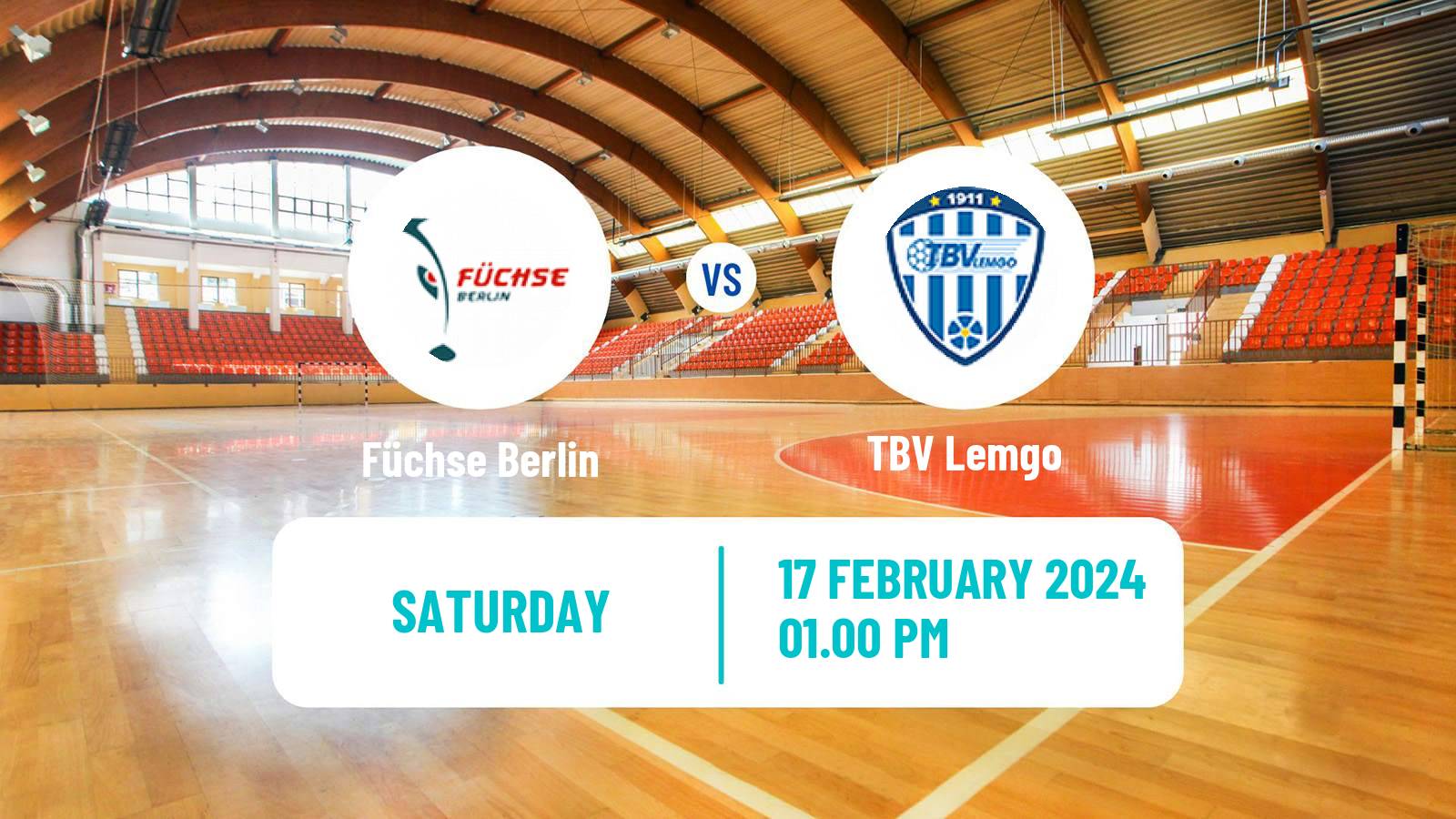 Handball German Bundesliga Handball Füchse Berlin - TBV Lemgo