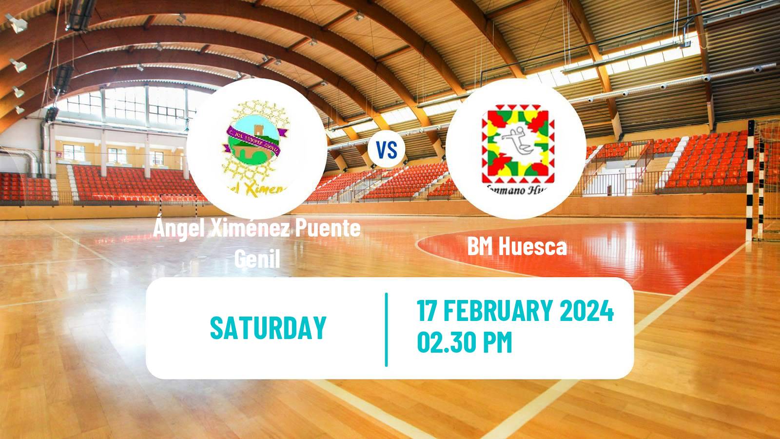 Handball Spanish Liga ASOBAL Ángel Ximénez Puente Genil - BM Huesca