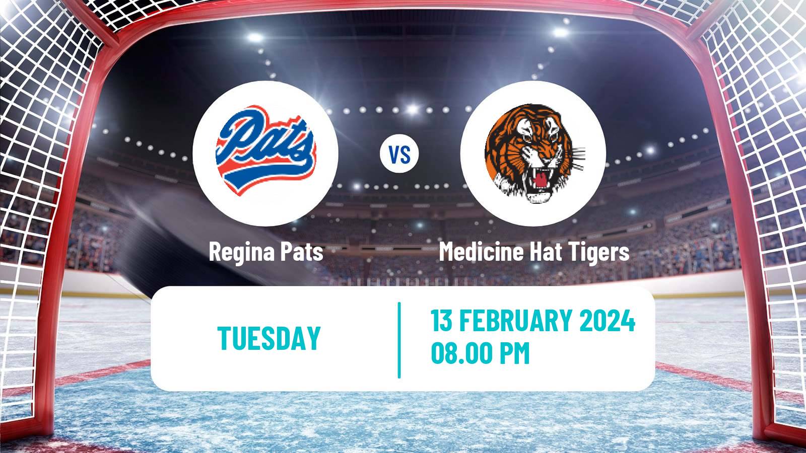 Hockey WHL Regina Pats - Medicine Hat Tigers