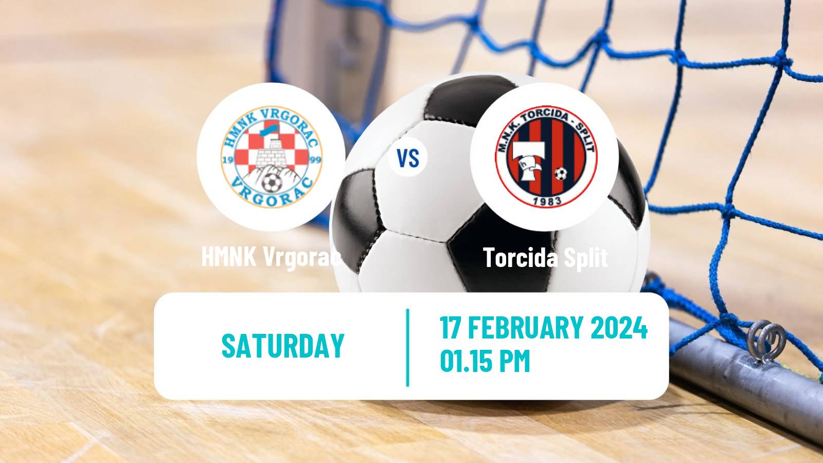 Futsal Croatian 1 HMNL Vrgorac - Torcida Split