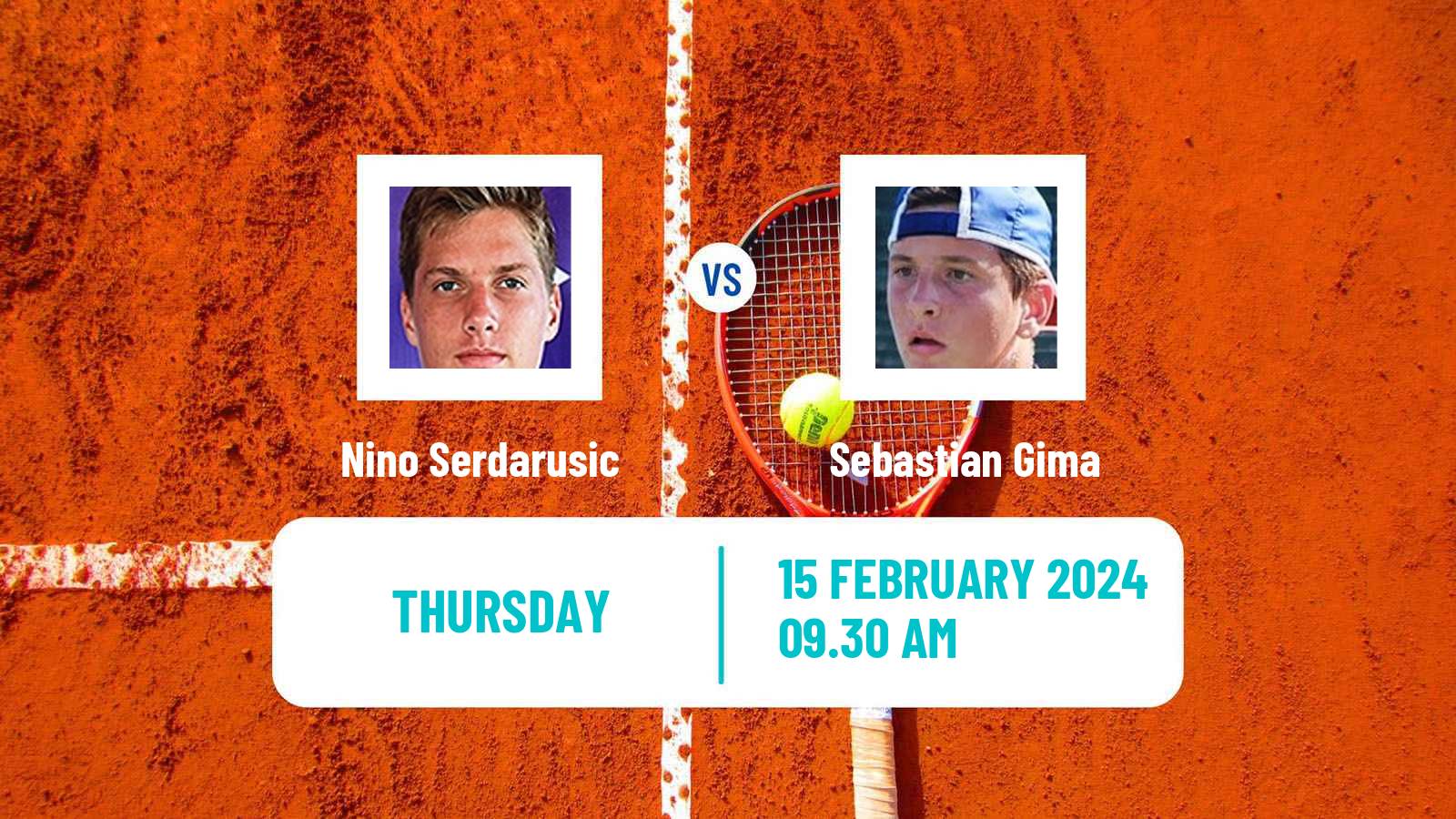 Tennis ITF M25 Antalya 6 Men Nino Serdarusic - Sebastian Gima