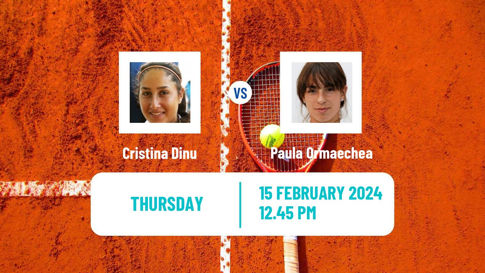 Tennis ITF W35 Antalya 3 Women Cristina Dinu - Paula Ormaechea