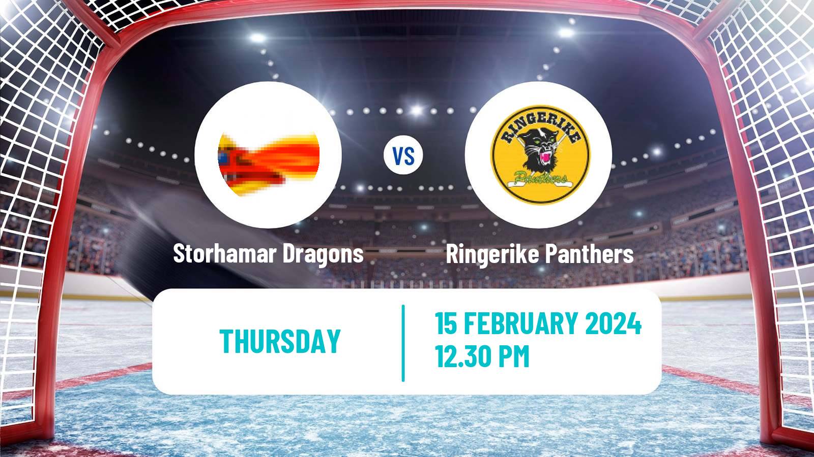 Hockey Norwegian Ligaen Hockey Storhamar Dragons - Ringerike Panthers