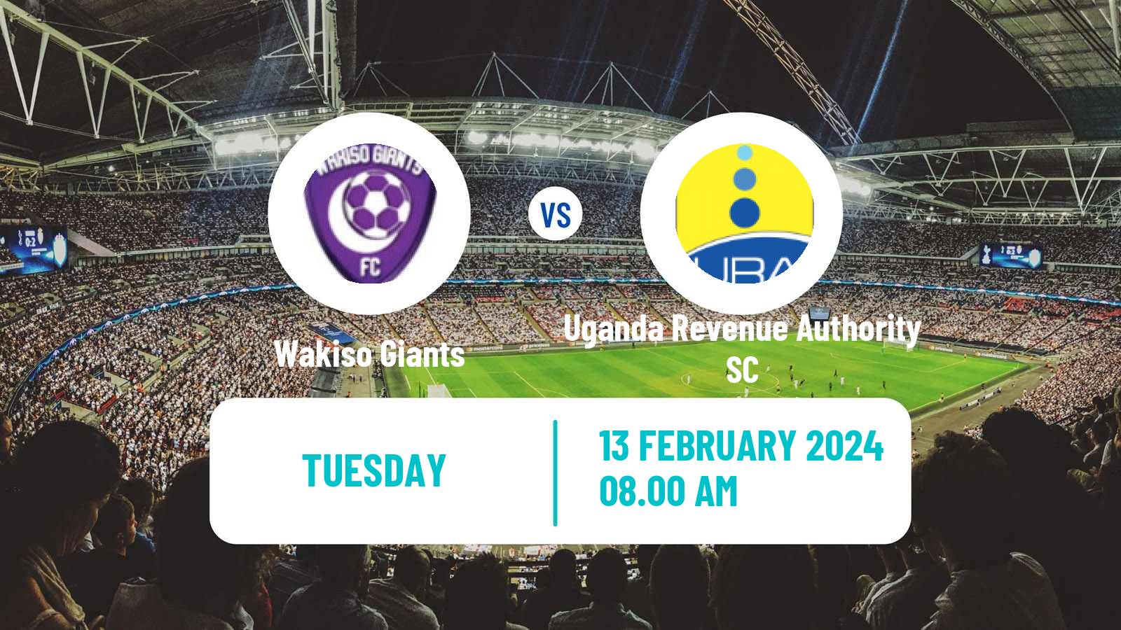Soccer Ugandan Super League Wakiso Giants - Uganda Revenue Authority SC