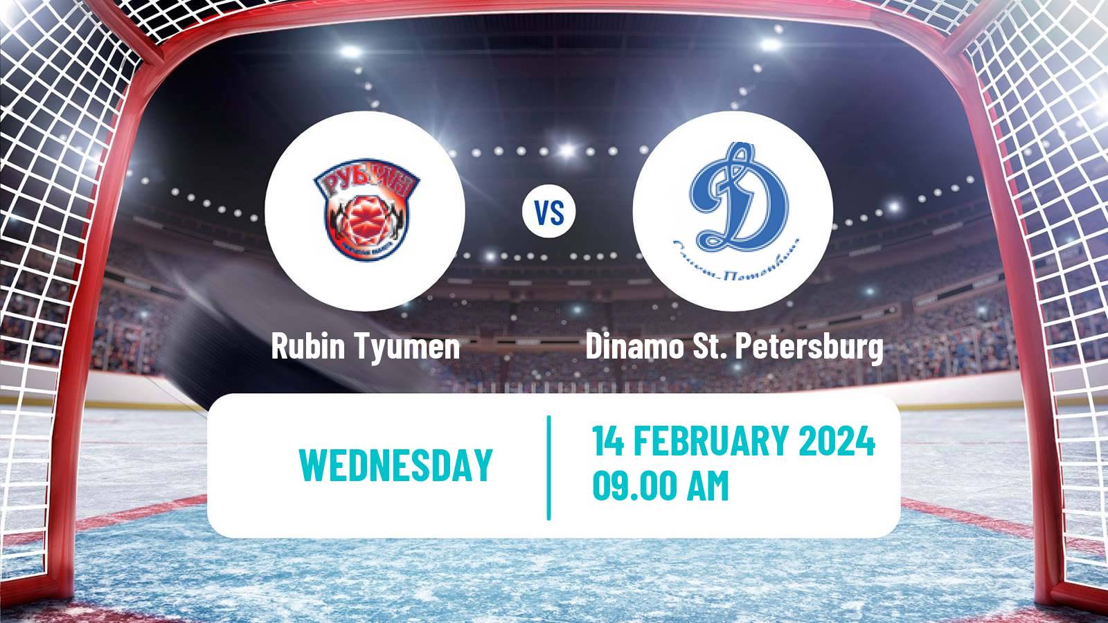 Hockey VHL Rubin Tyumen - Dinamo St. Petersburg