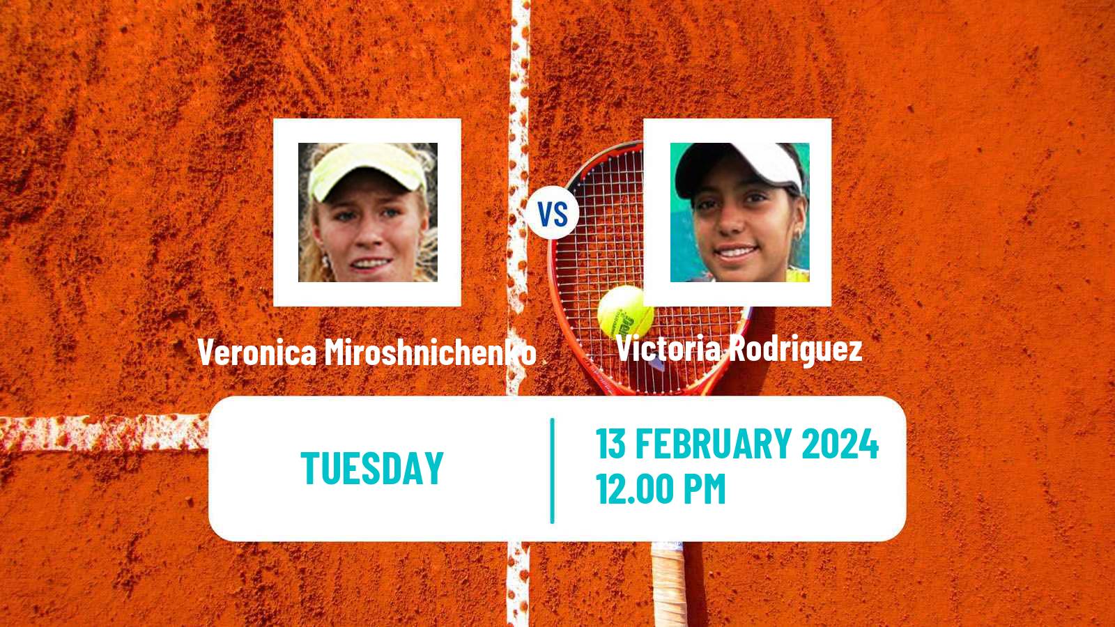 Tennis ITF W50 Morelia Women Veronica Miroshnichenko - Victoria Rodriguez