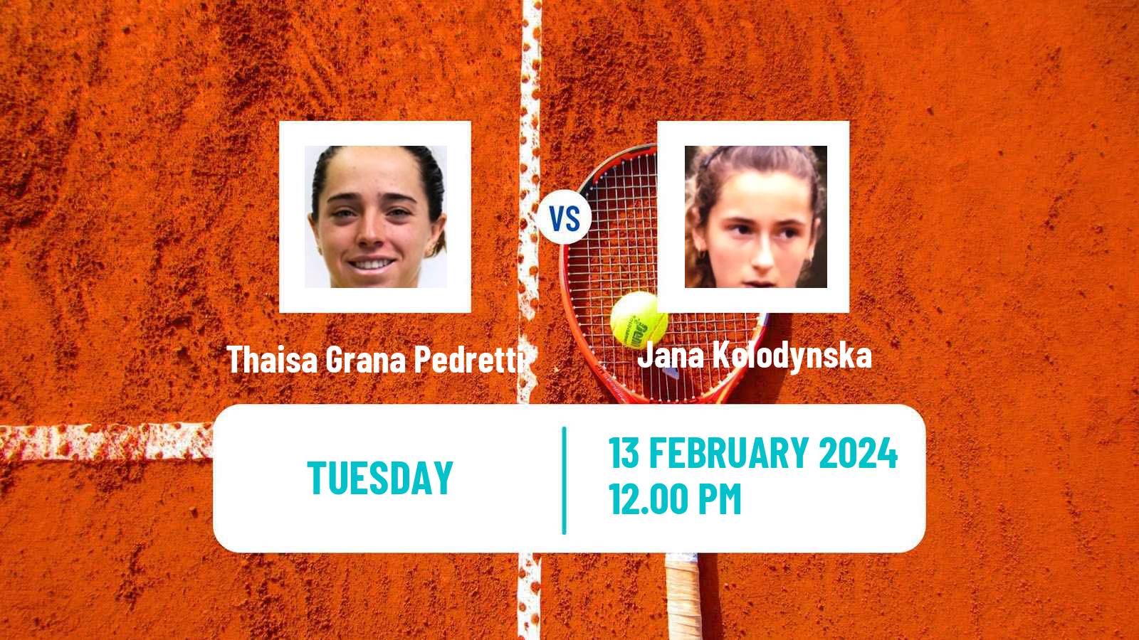 Tennis ITF W50 Morelia Women Thaisa Grana Pedretti - Jana Kolodynska