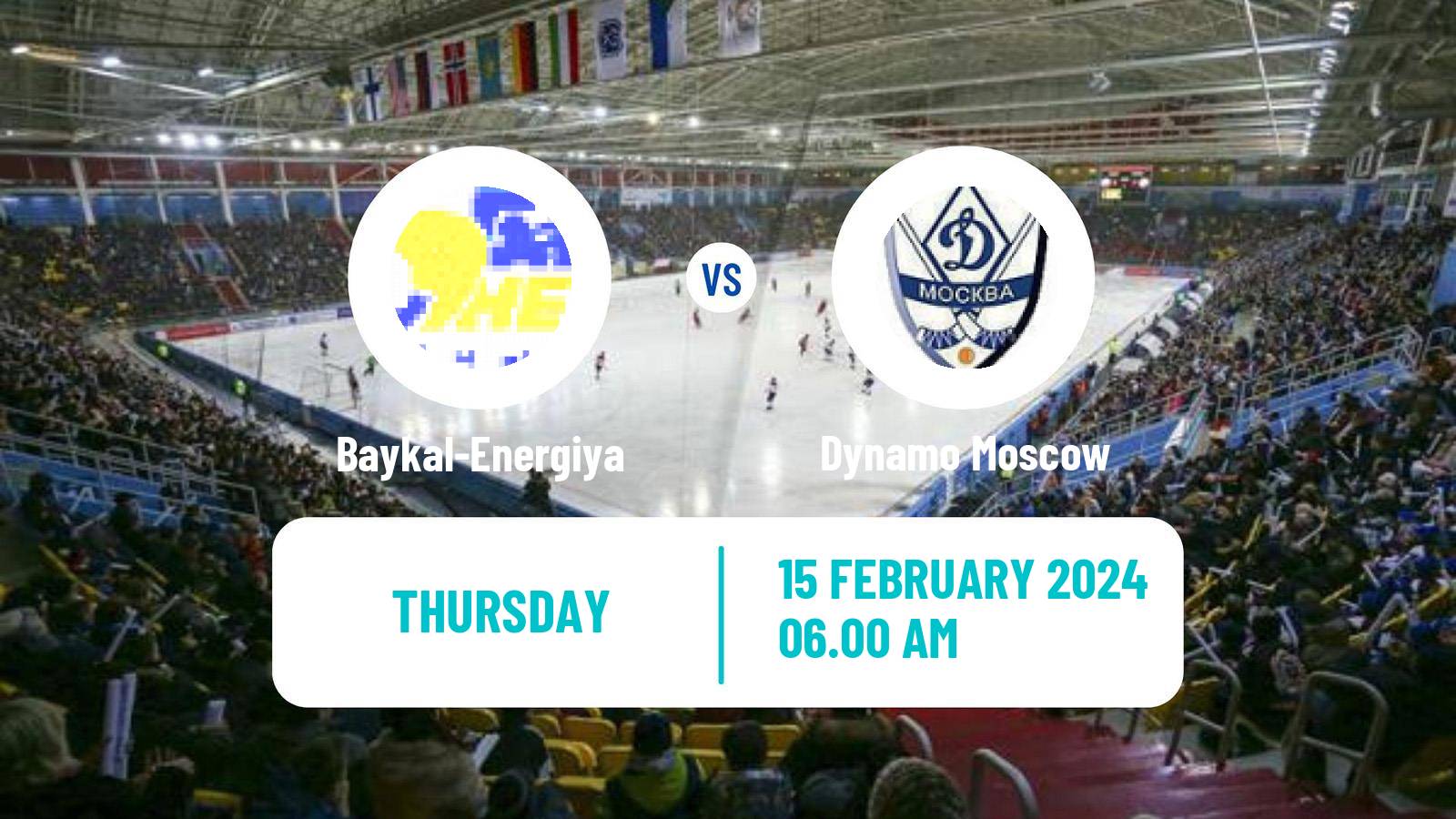Bandy Russian Super League Bandy Baykal-Energiya - Dynamo Moscow