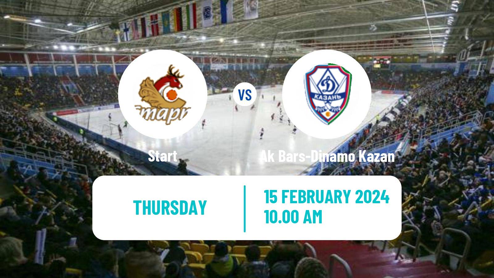Bandy Russian Super League Bandy Start - Ak Bars-Dinamo Kazan