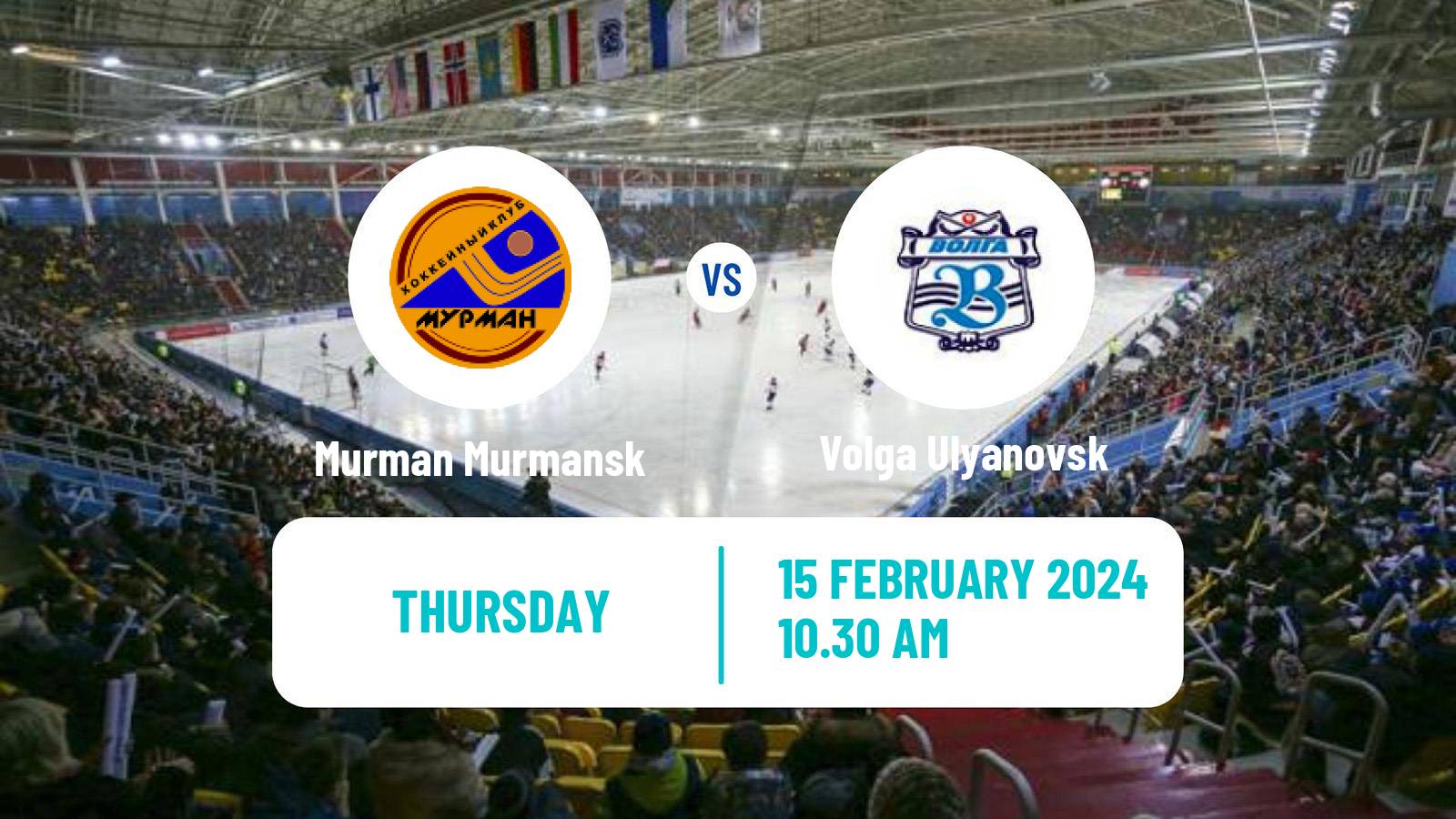 Bandy Russian Super League Bandy Murman Murmansk - Volga Ulyanovsk