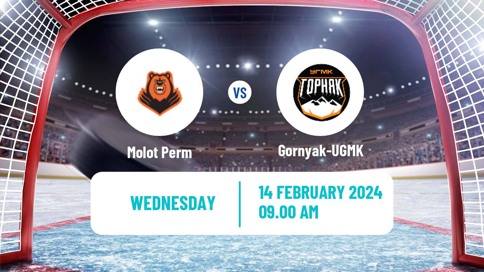 Hockey VHL Molot Perm - Gornyak-UGMK