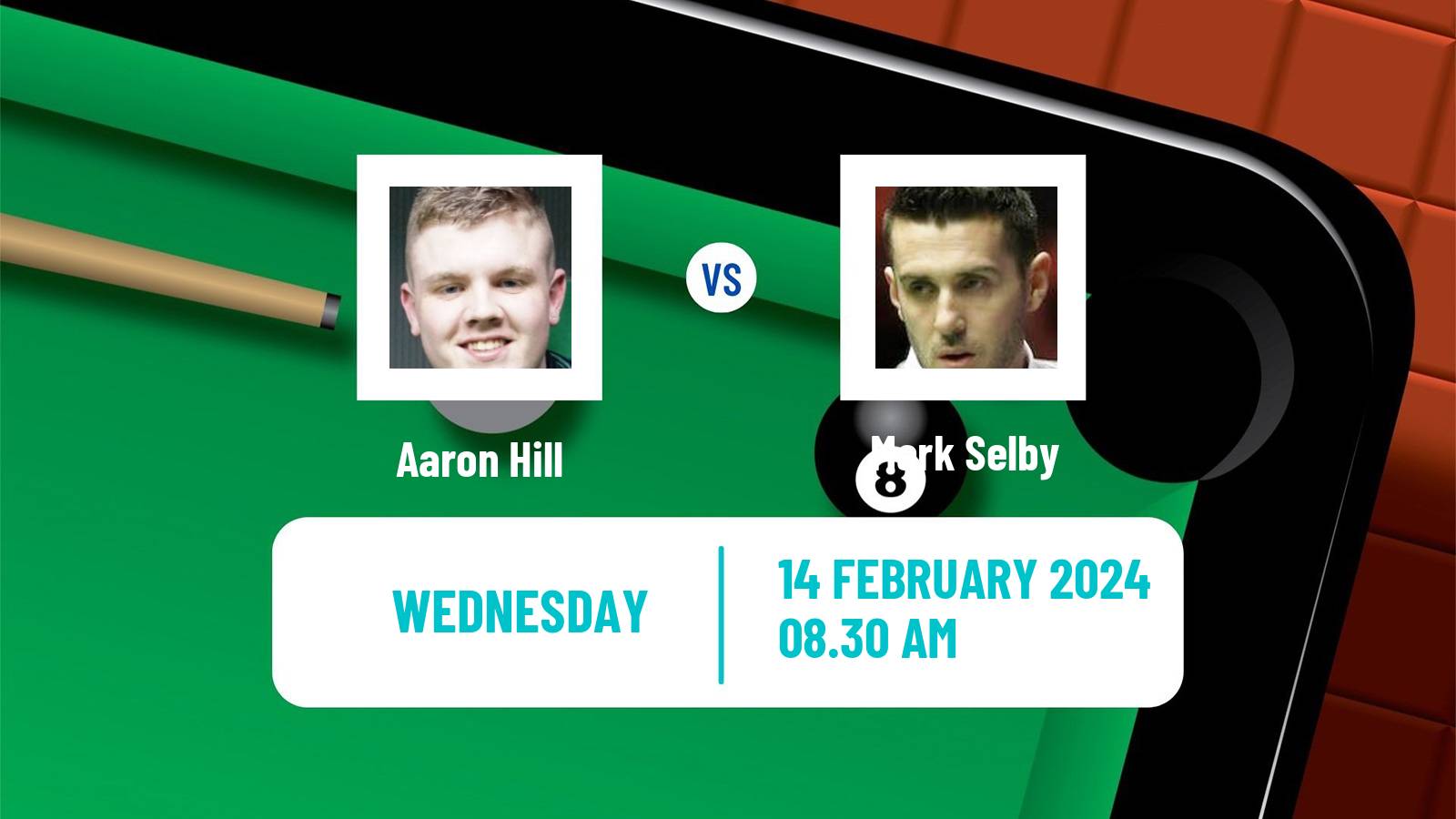 Snooker Welsh Open Aaron Hill - Mark Selby