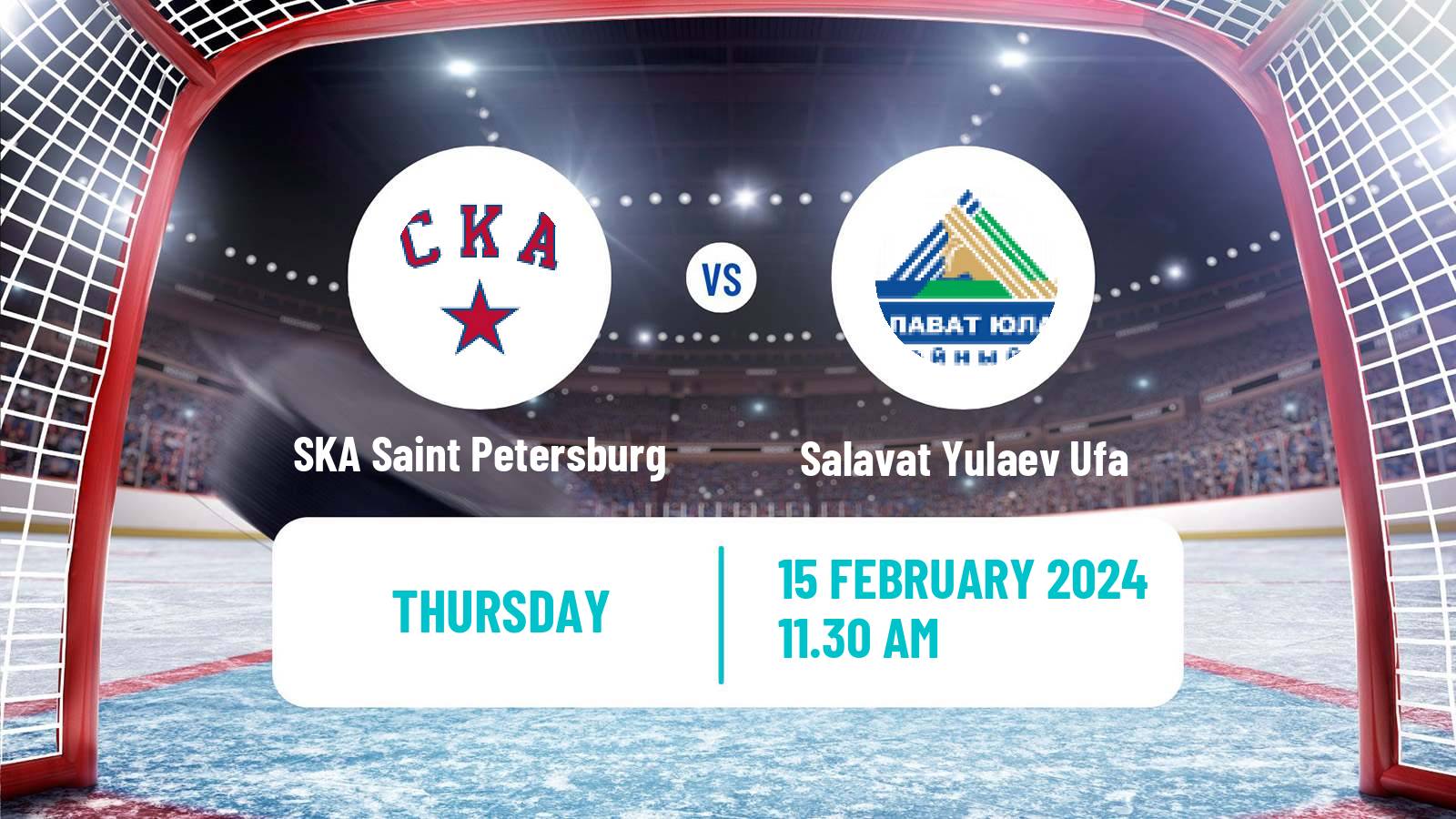 Hockey KHL SKA Saint Petersburg - Salavat Yulaev Ufa