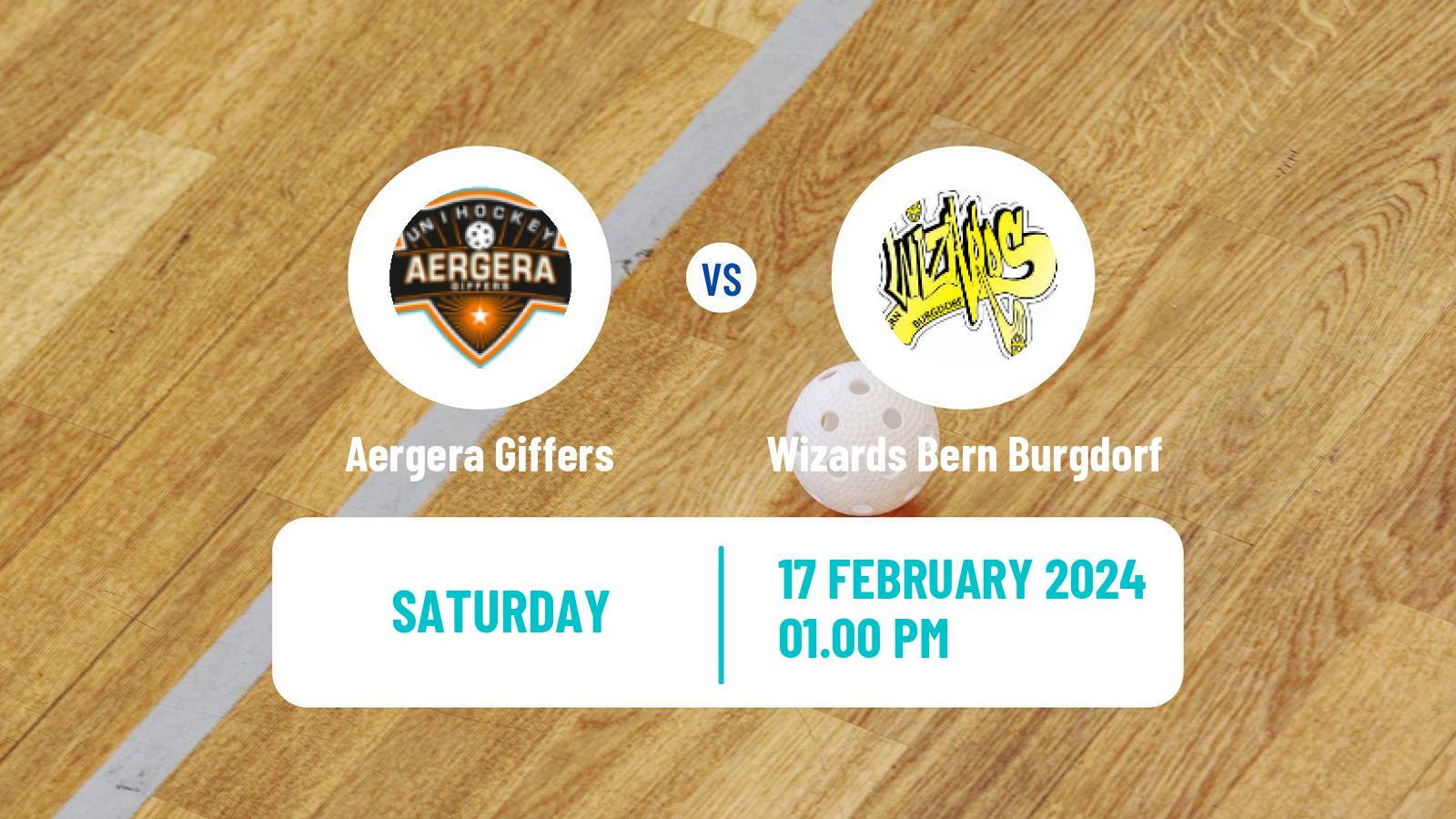 Floorball Swiss NLA Floorball Women Aergera Giffers - Wizards Bern Burgdorf