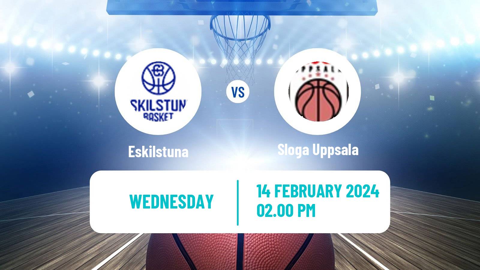 Basketball Swedish Superettan Basketball Eskilstuna - Sloga Uppsala