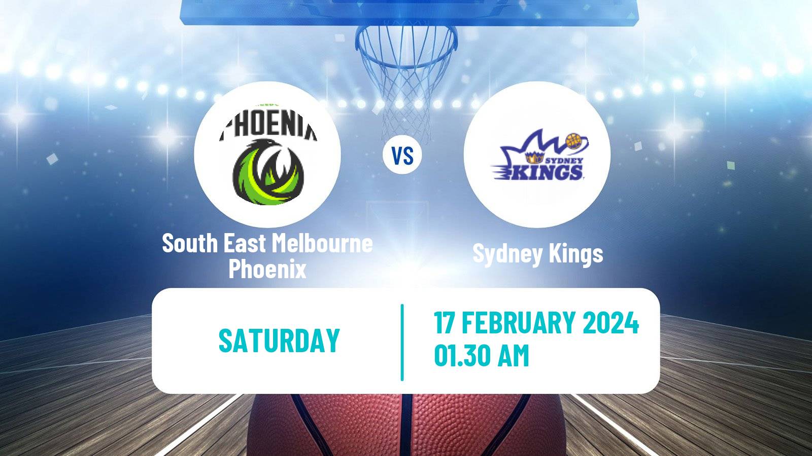 Basketball Australian NBL South East Melbourne Phoenix - Sydney Kings