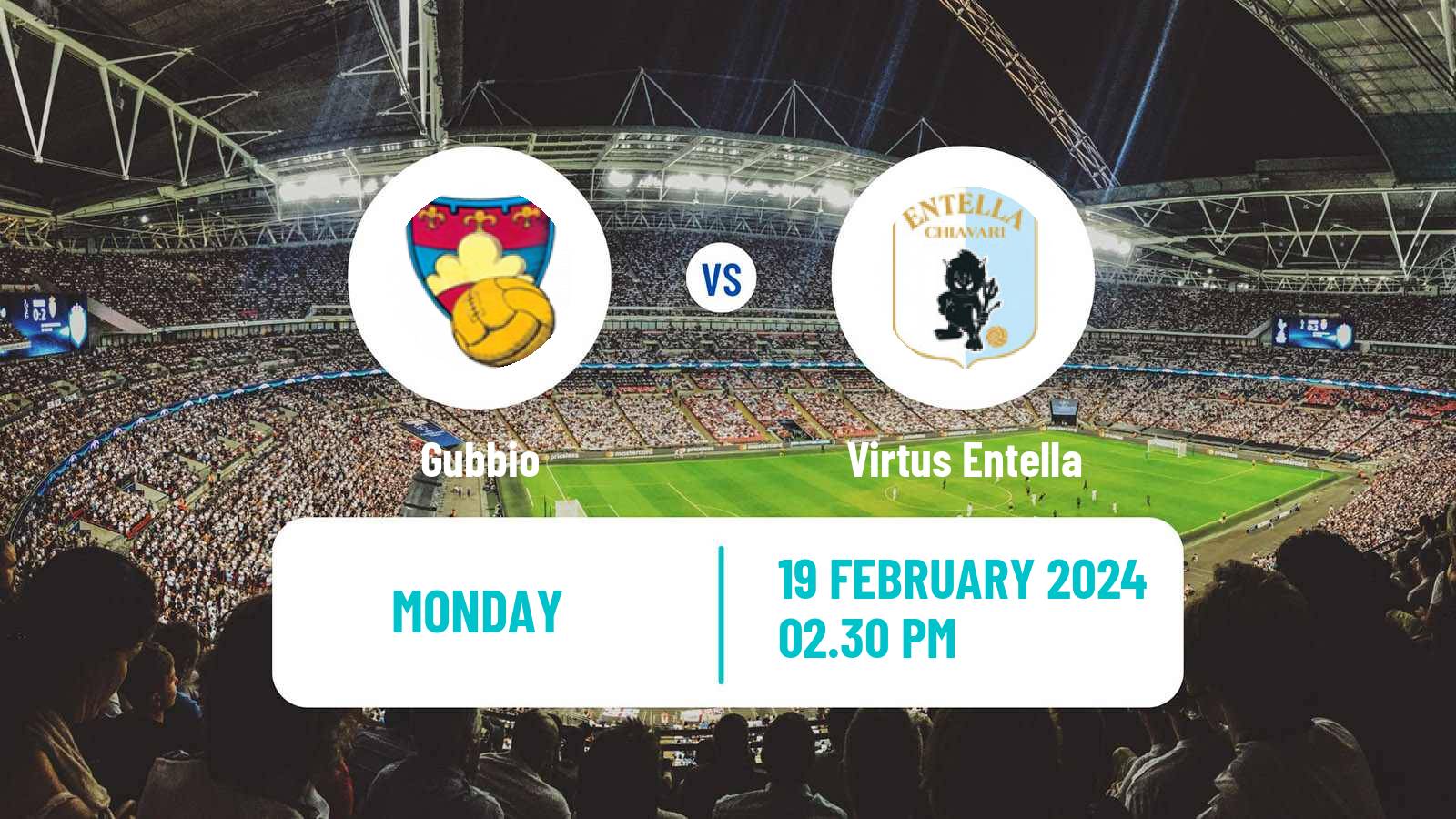 Soccer Italian Serie C Group B Gubbio - Virtus Entella