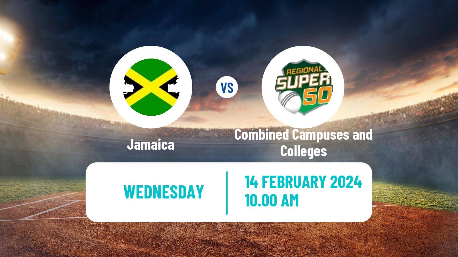 Cricket West Indies Championship Cricket Jamaica - Combined Campuses and Colleges