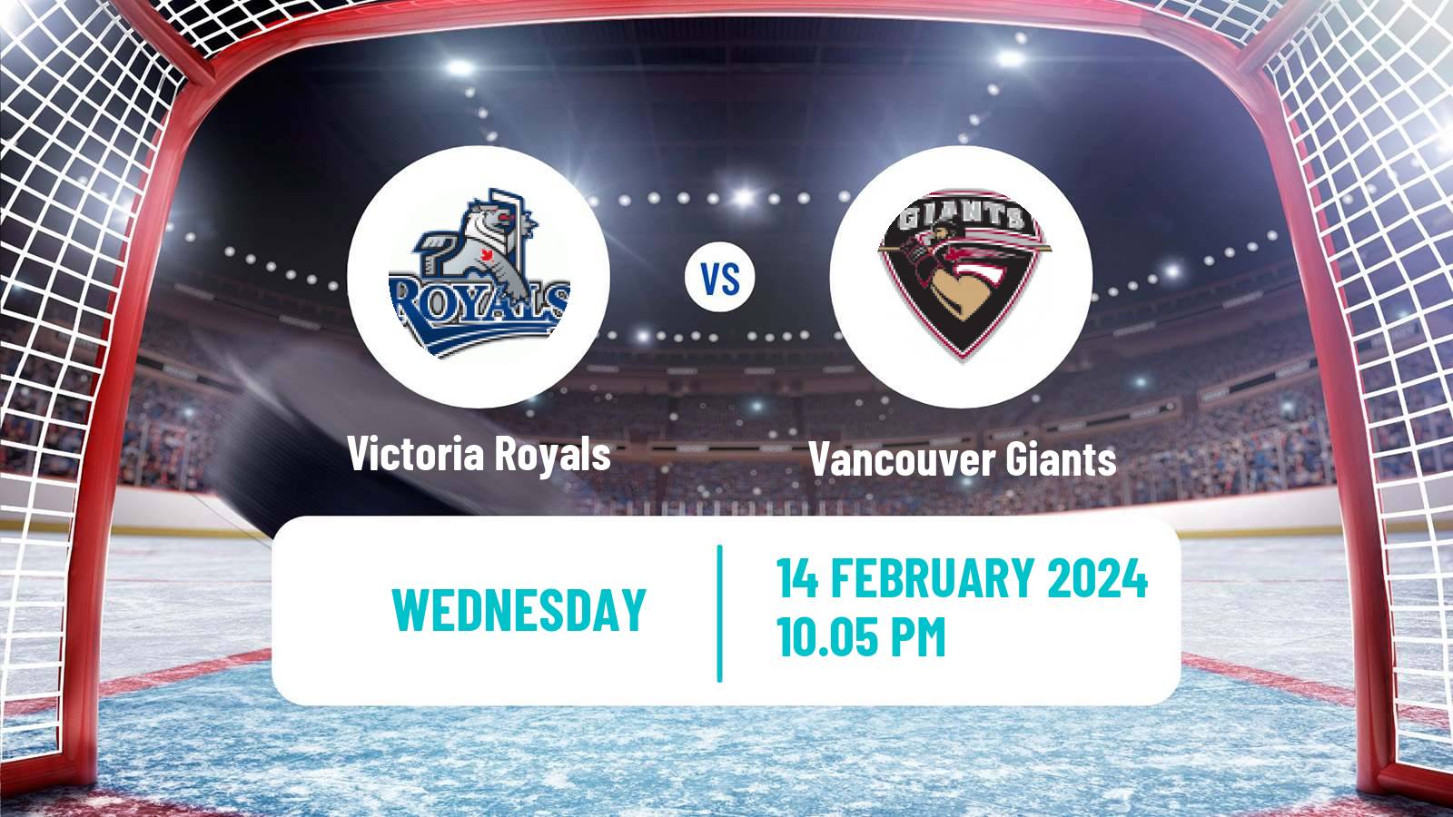Hockey WHL Victoria Royals - Vancouver Giants