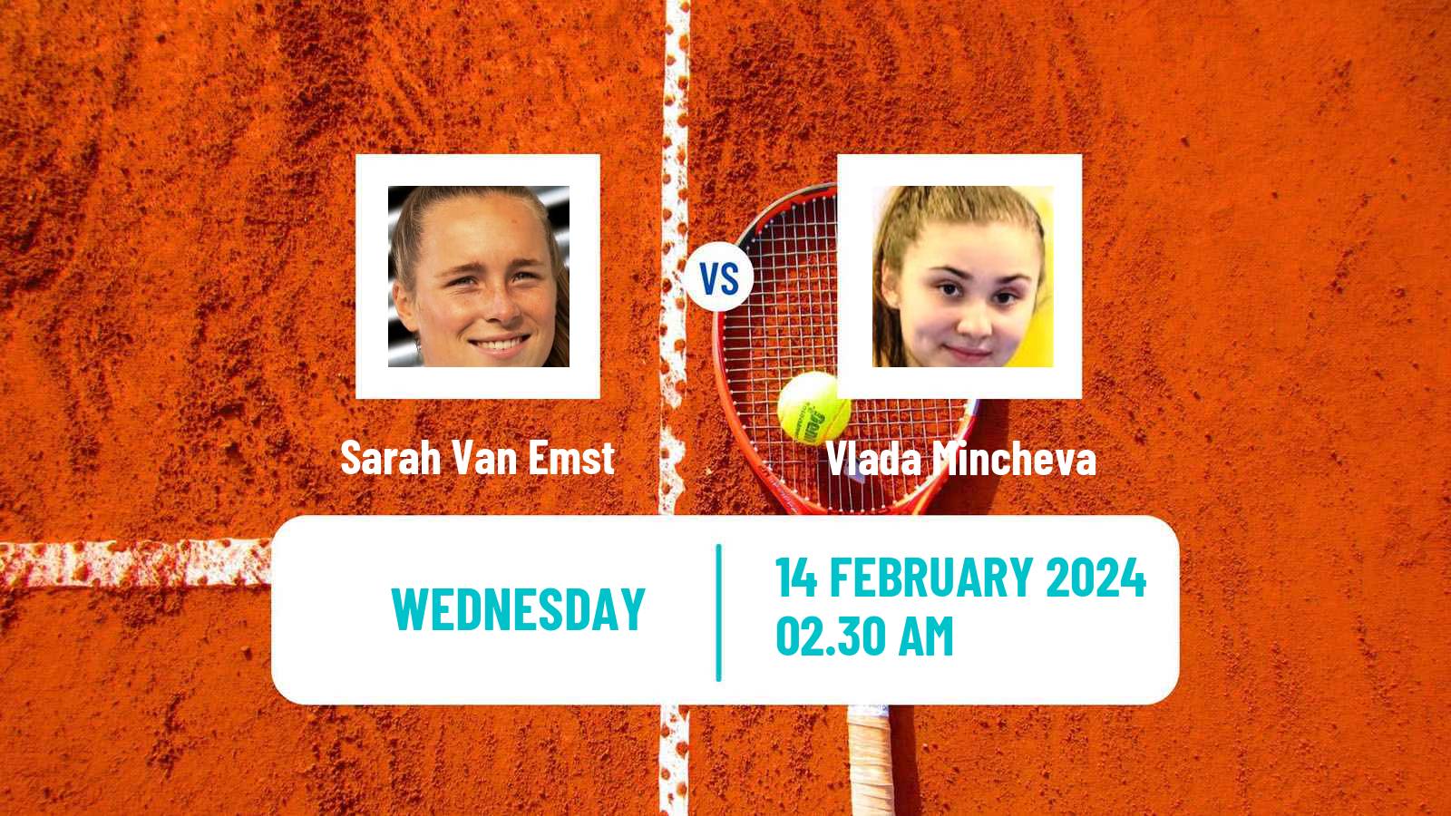 Tennis ITF W15 Sharm Elsheikh 2 Women 2024 Sarah Van Emst - Vlada Mincheva