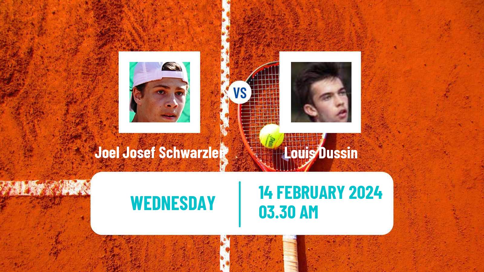 Tennis ITF M15 Monastir 7 Men Joel Josef Schwarzler - Louis Dussin