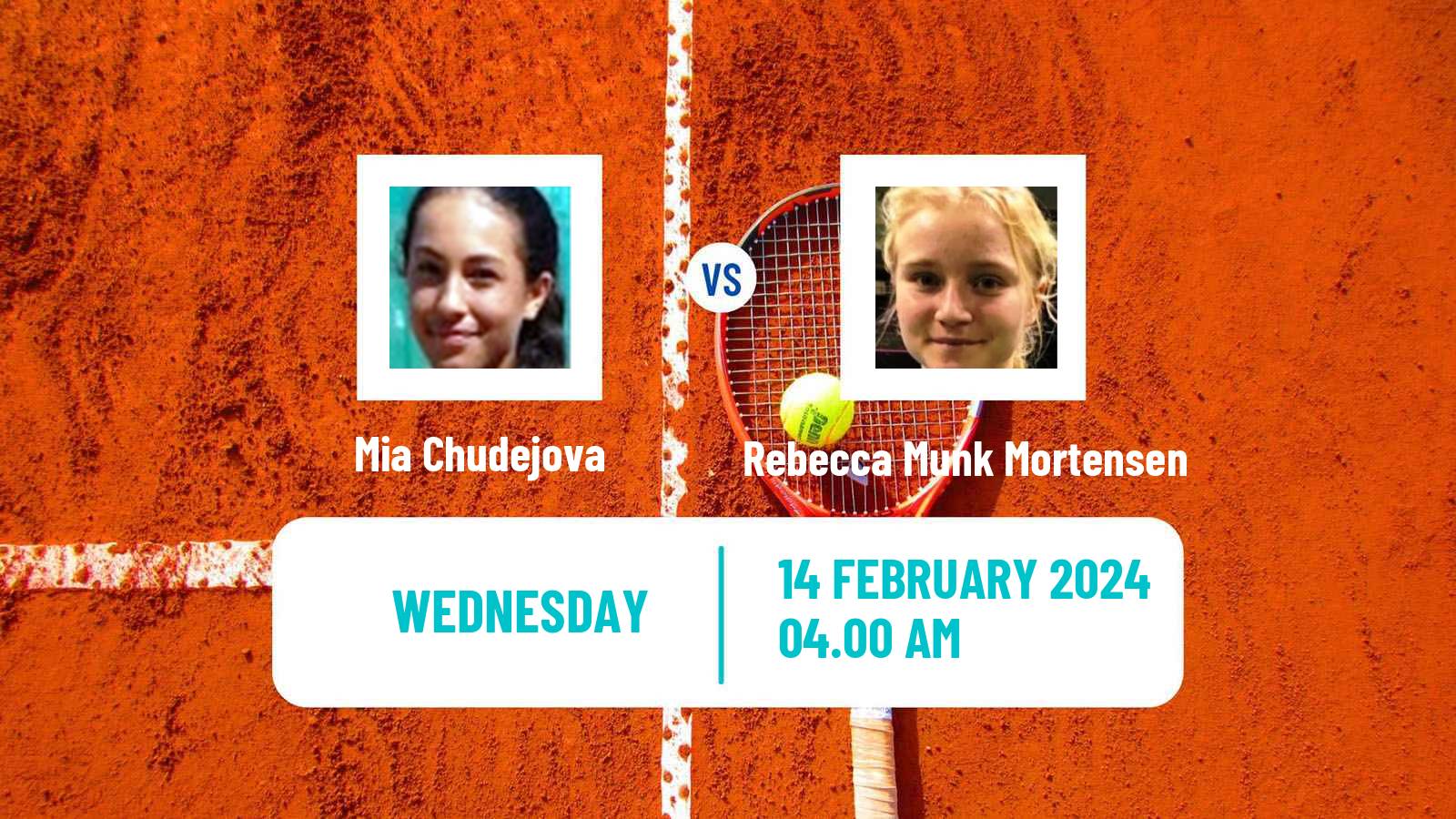 Tennis ITF W15 Manacor Women Mia Chudejova - Rebecca Munk Mortensen