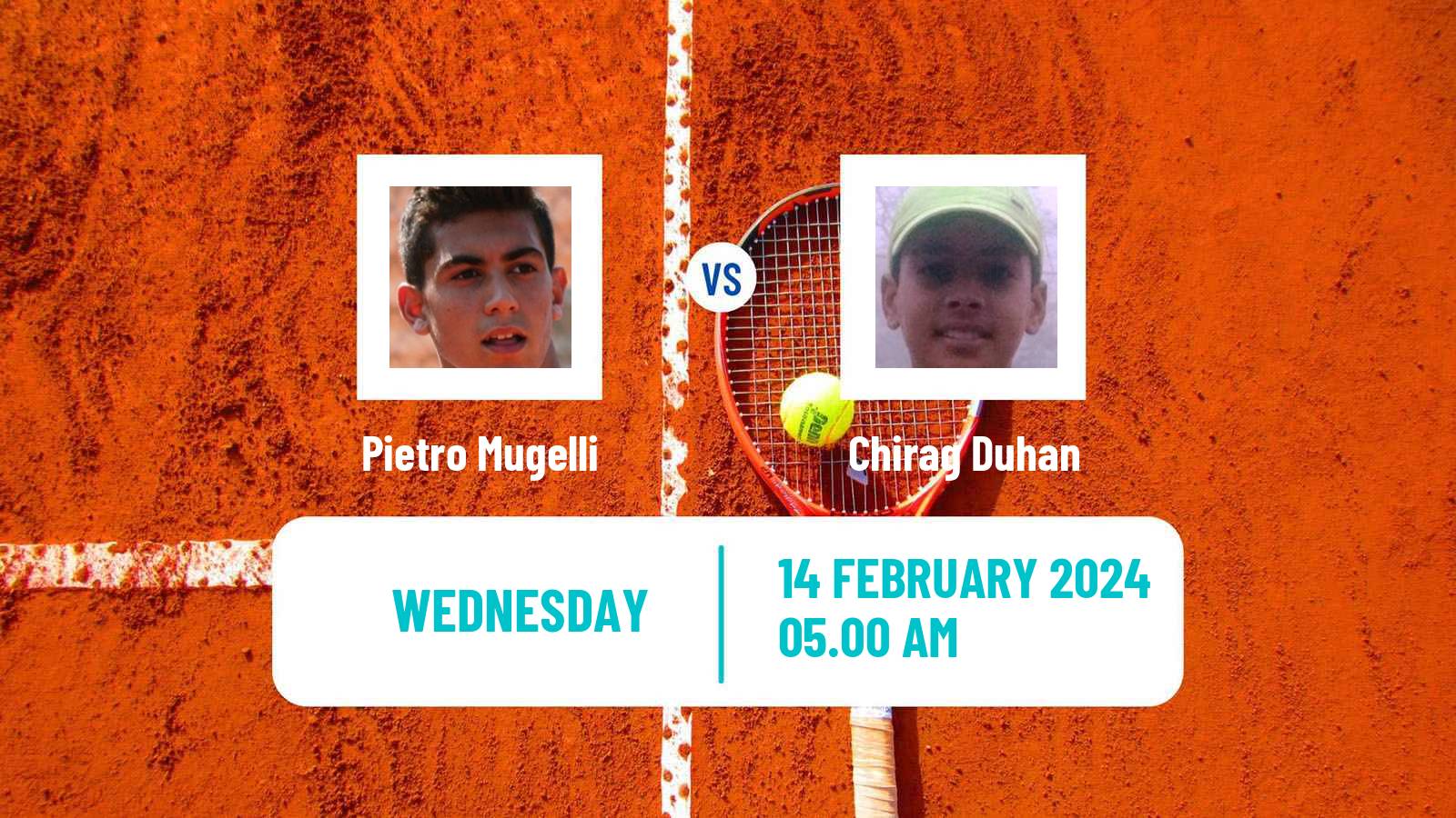 Tennis ITF M15 Monastir 7 Men Pietro Mugelli - Chirag Duhan