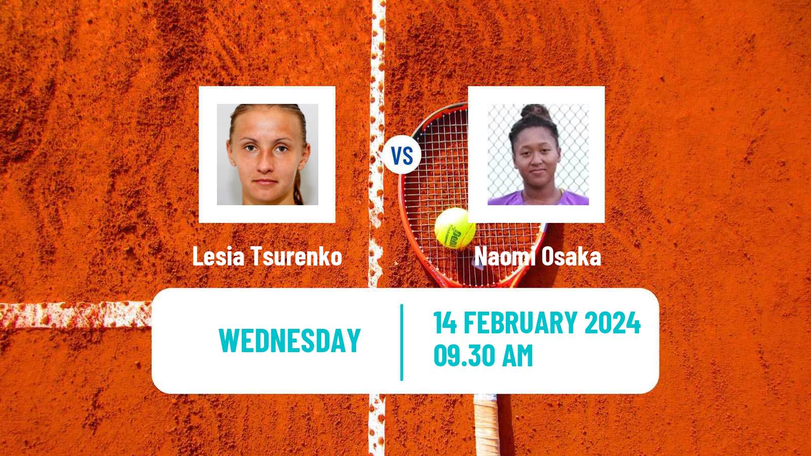 Tennis WTA Doha Lesia Tsurenko - Naomi Osaka