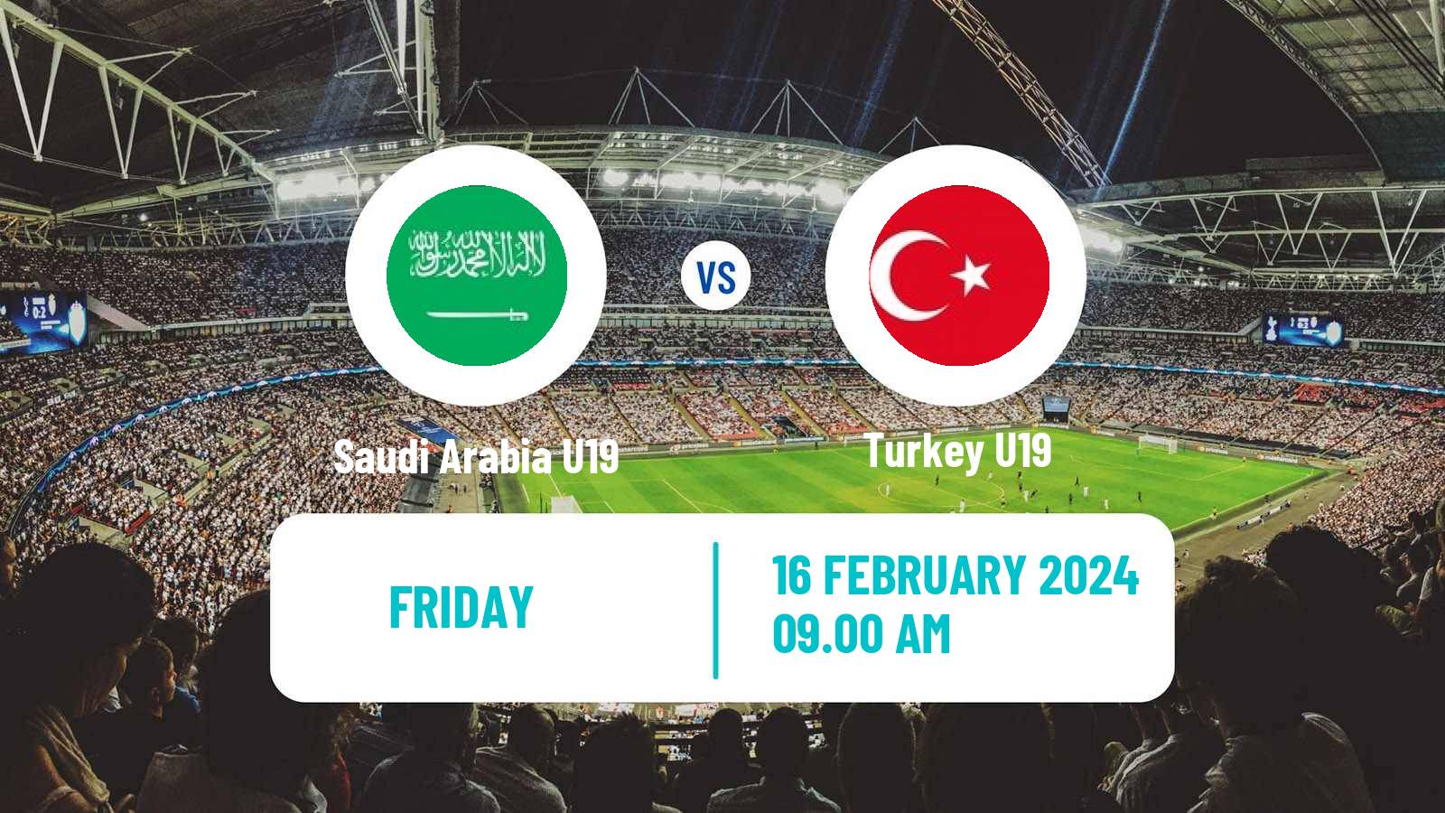 Soccer Friendly Saudi Arabia U19 - Turkey U19