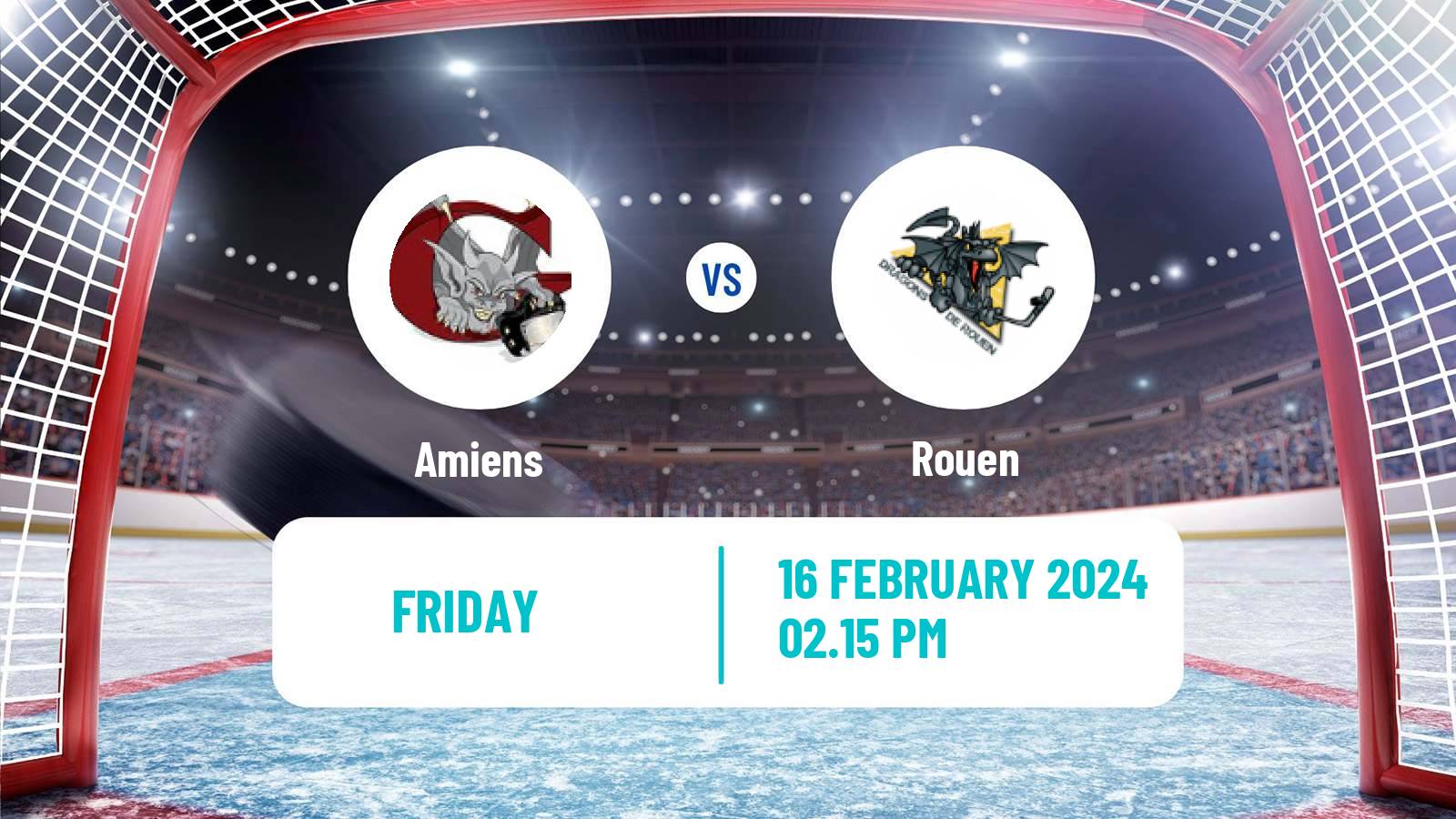 Hockey French Ligue Magnus Amiens - Rouen