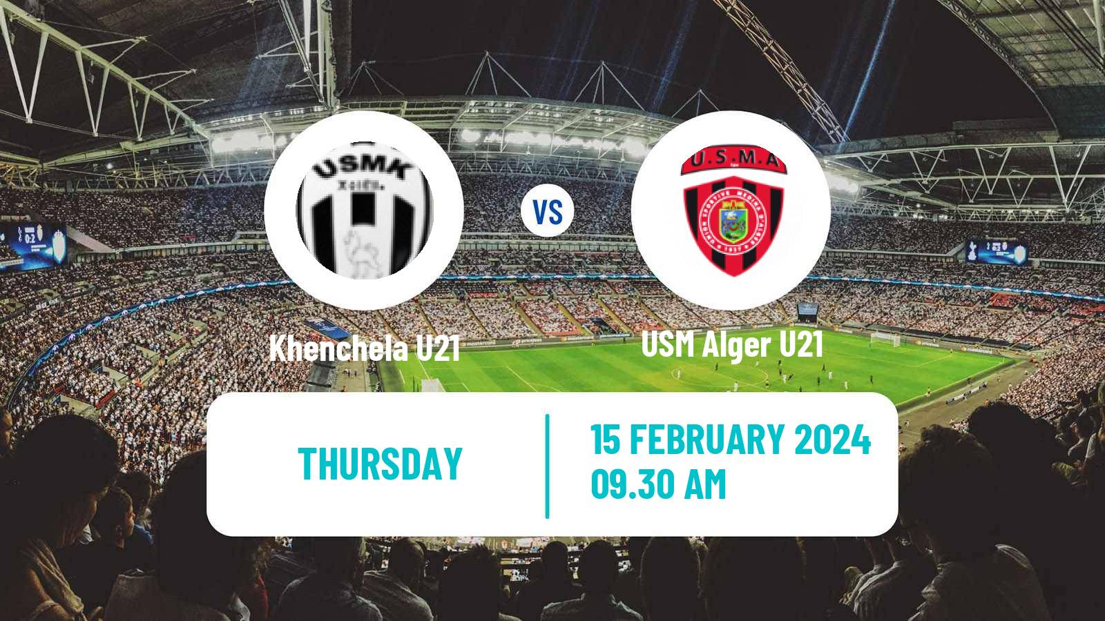 Soccer Algerian Ligue U21 Khenchela U21 - USM Alger U21