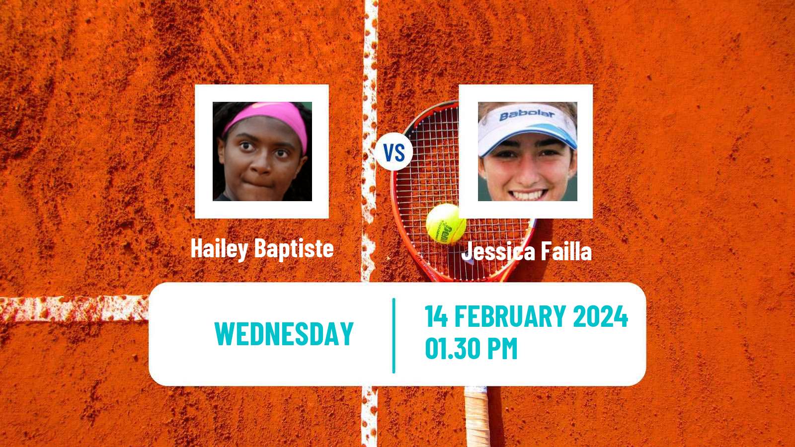 Tennis ITF W50 Morelia Women Hailey Baptiste - Jessica Failla