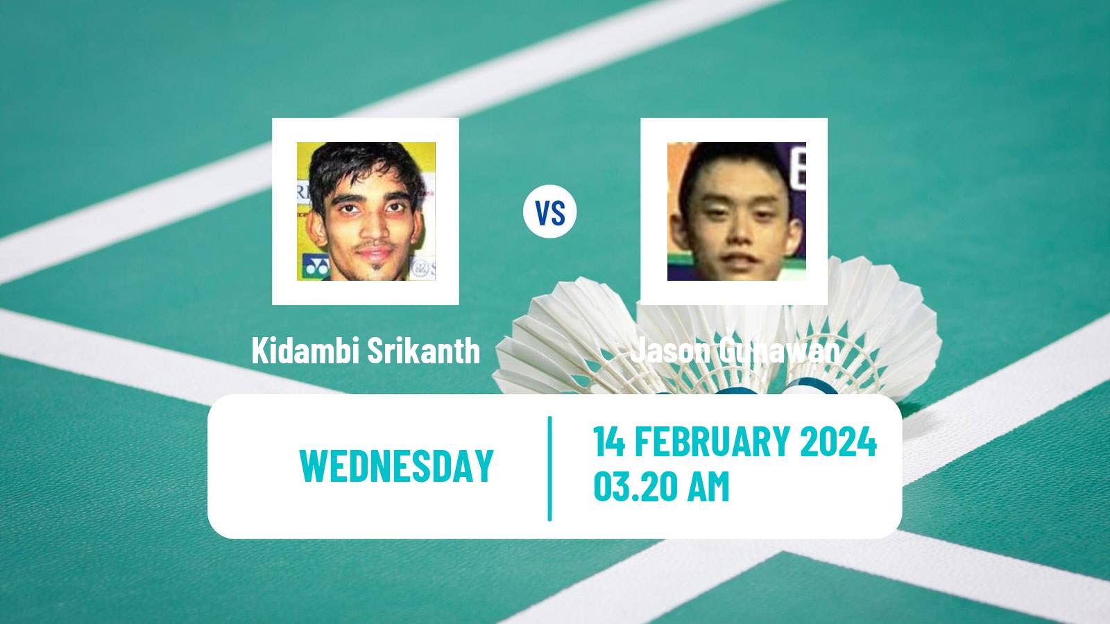 Badminton BWF Asia Championships Teams Men Kidambi Srikanth - Jason Gunawan