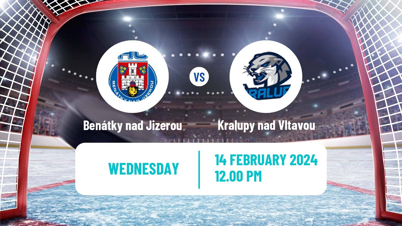 Hockey Czech 2 Liga Hockey West Benátky nad Jizerou - Kralupy nad Vltavou